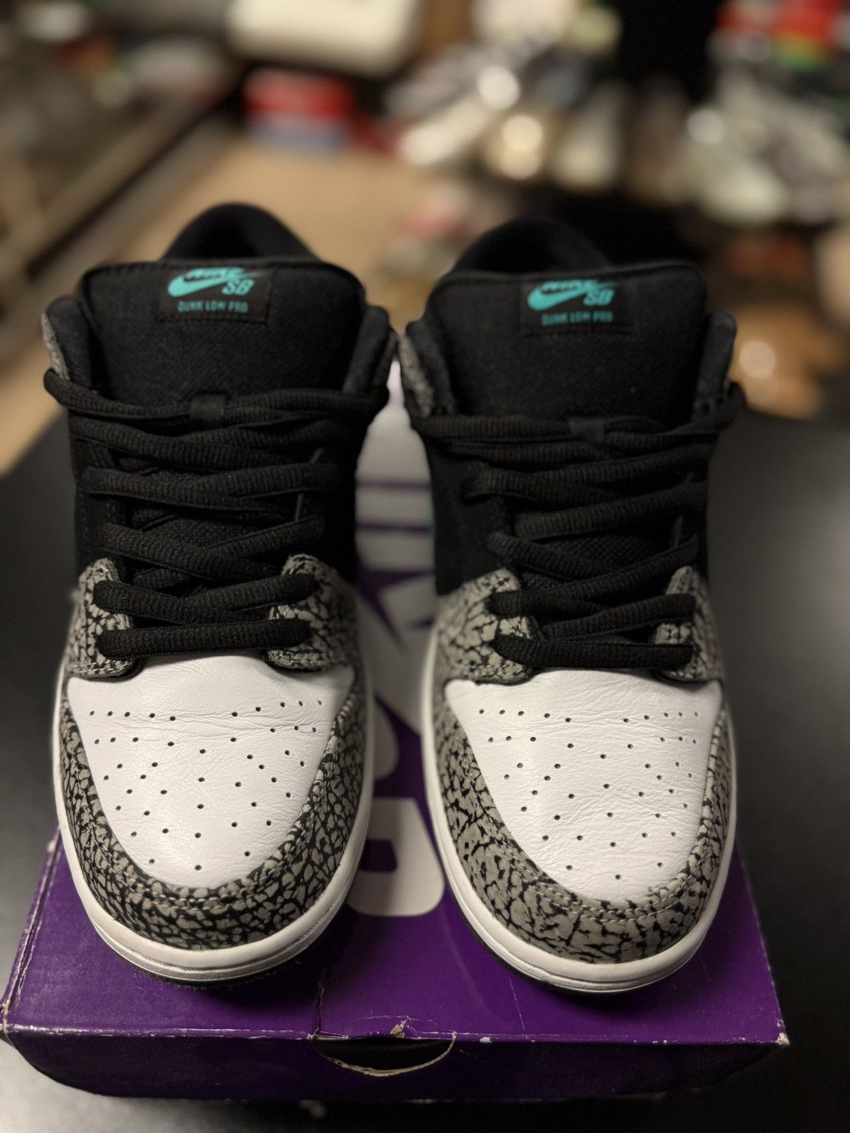 Nike Nike Dunk Low SB Atmos Elephant Size 11 (BQ6817-009) Size US 11 / EU 44 - 4 Thumbnail