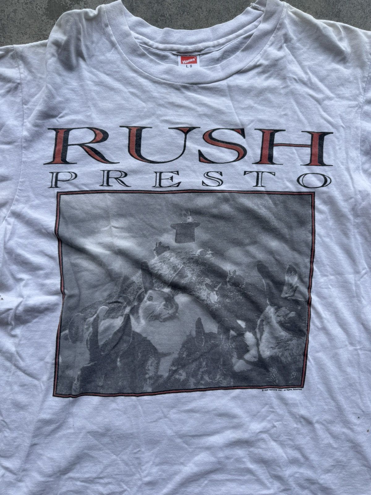 Band Tees × Vintage Vintage 1990 Rush “Presto” Tour Tee Size US L / EU 52-54 / 3 - 2 Thumbnail