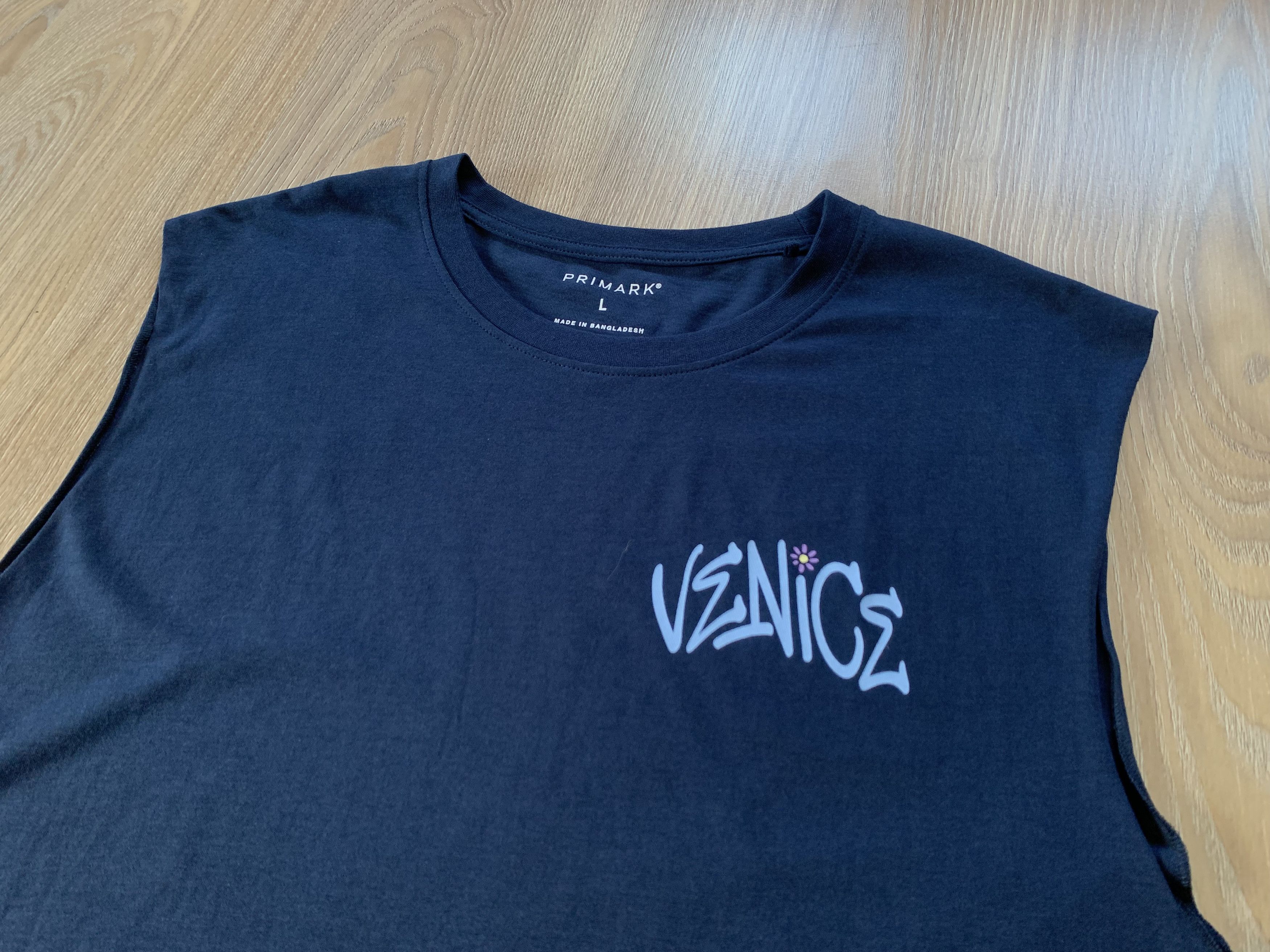 Primark Primark Mens Venice Cut Crew Sleeveless Tank T-Shirt Size US L / EU 52-54 / 3 - 4 Thumbnail