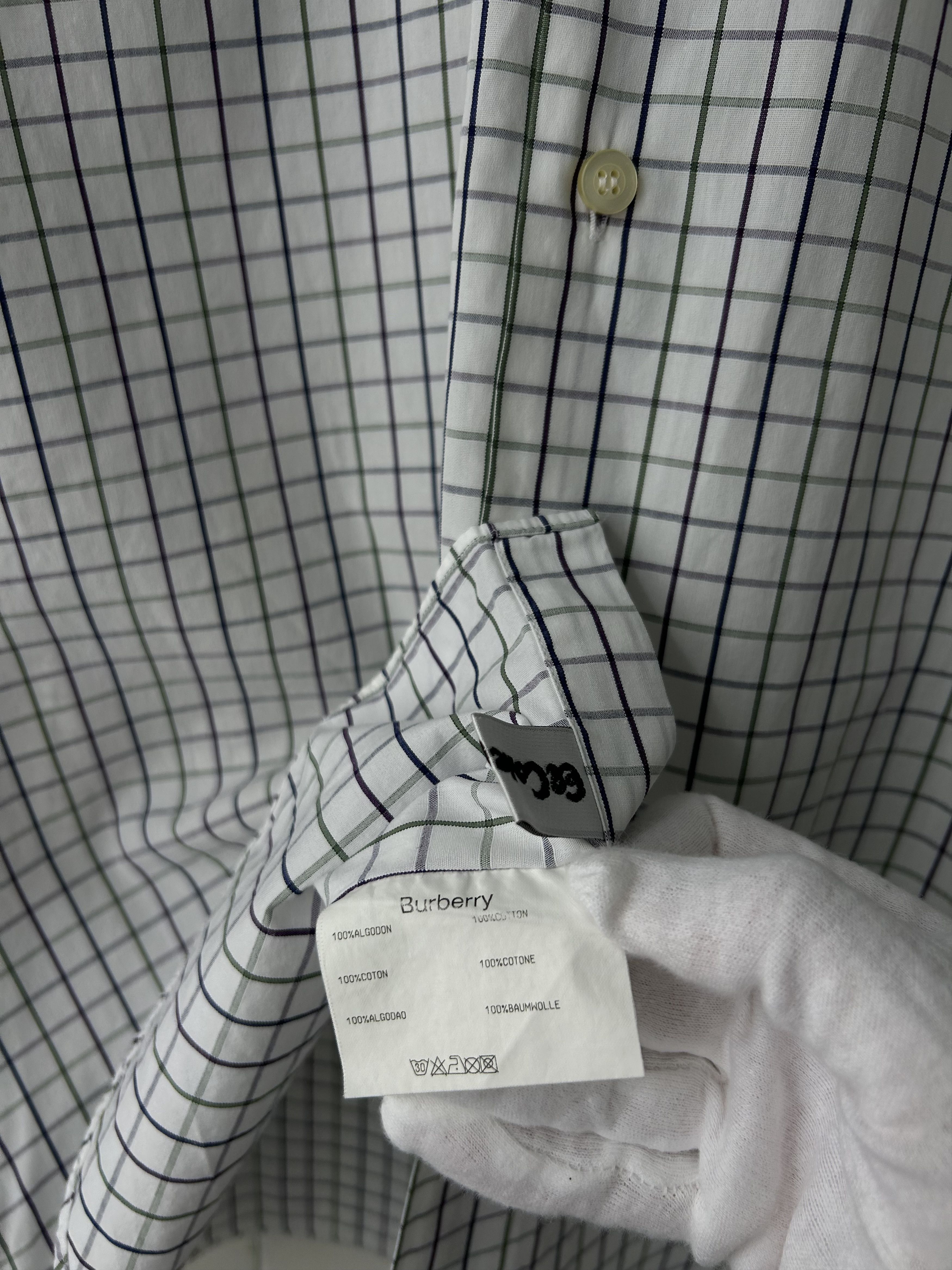 Burberry Burberry Classic Check Cotton Button-Down Shirt Size US L / EU 52-54 / 3 - 6 Thumbnail
