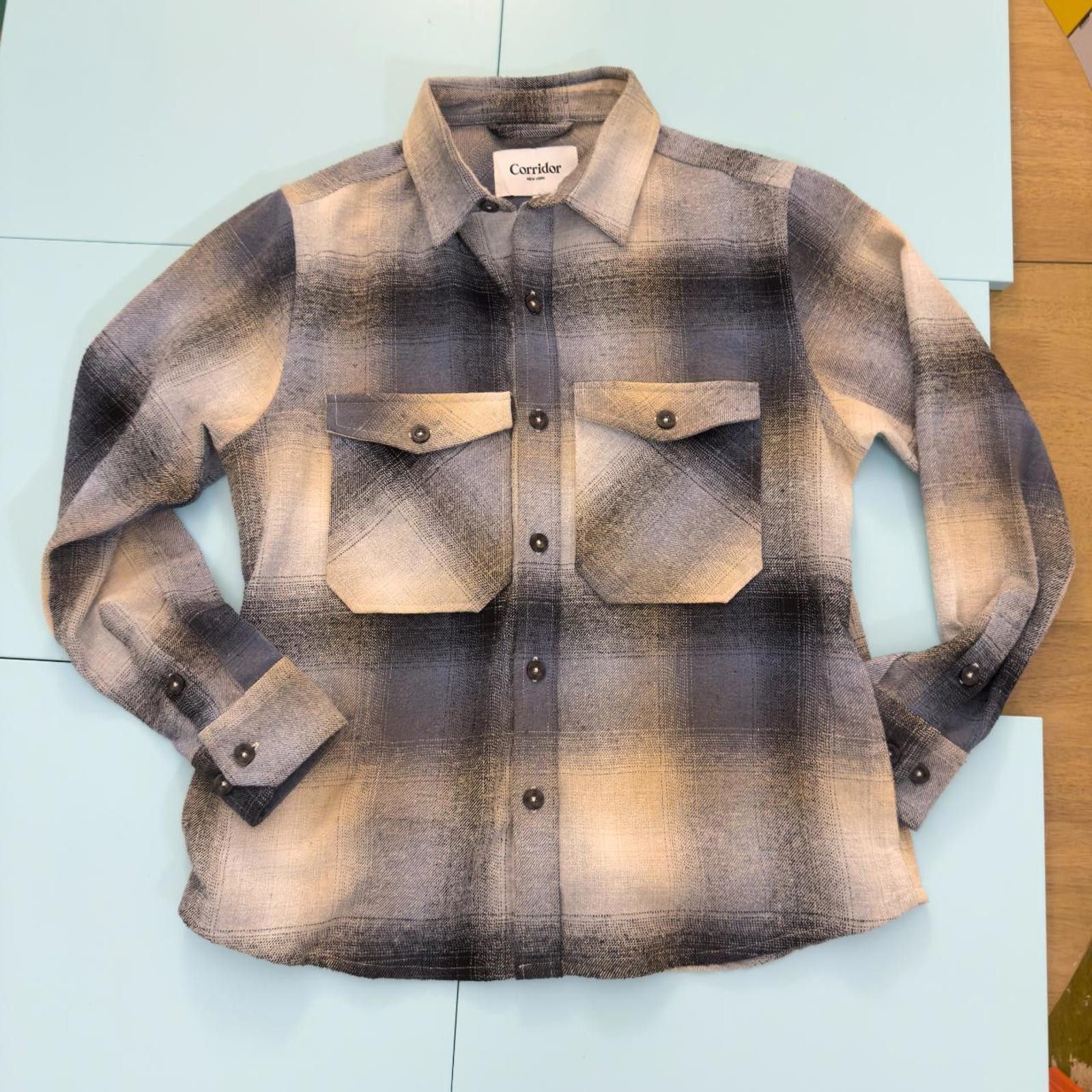 Corridor Corridor NYC Ombre Plaid Kingston Jacket Size US XS / EU 42 / 0 - 1 Thumbnail