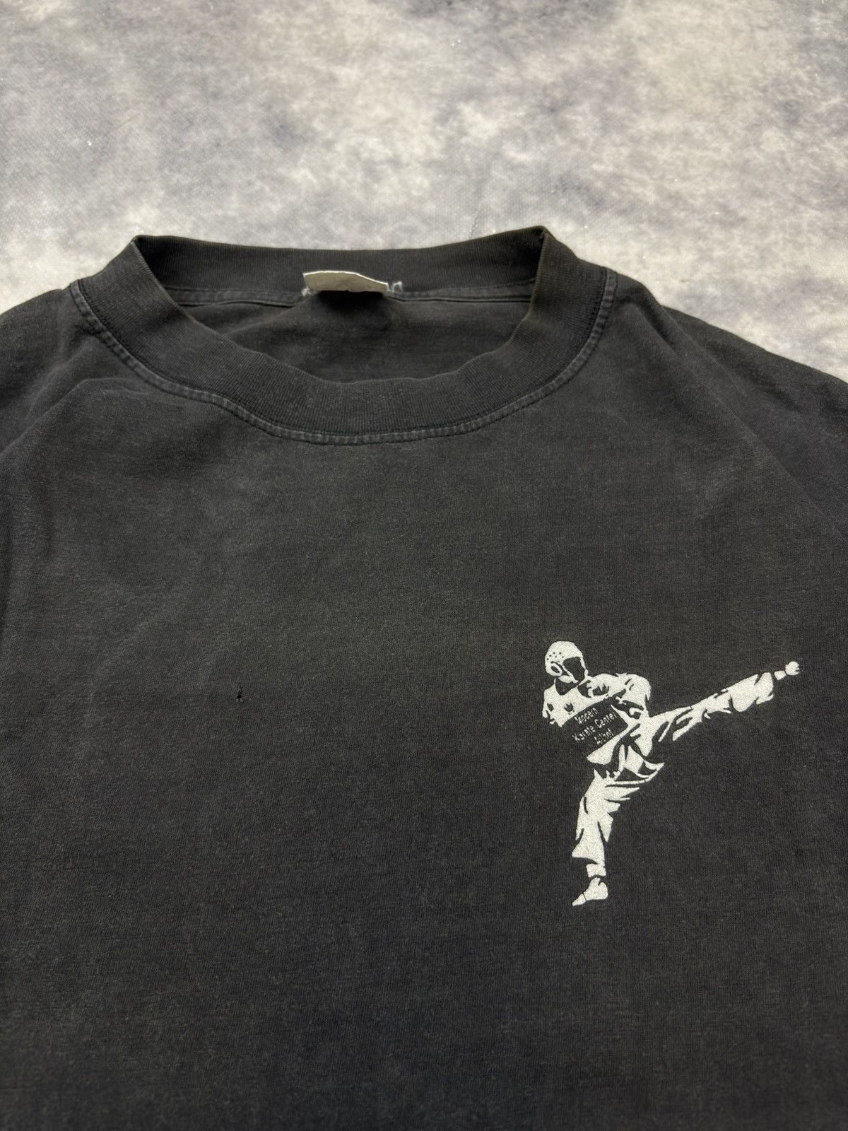 Band Tees × Vintage Vintage Faded Boxing Thai teakwon do karate boxy Streetwear Size US XL / EU 56 / 4 - 4 Thumbnail