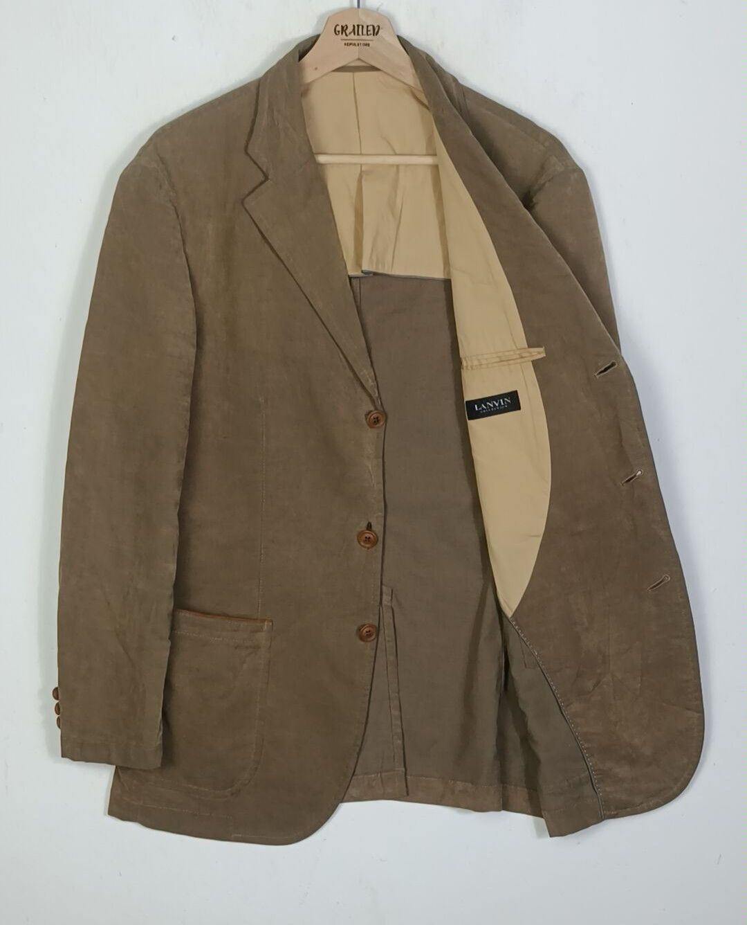 Lanvin Lanvin Collection Coduroy Coat/Blazer Size US M / EU 48-50 / 2 - 2 Thumbnail