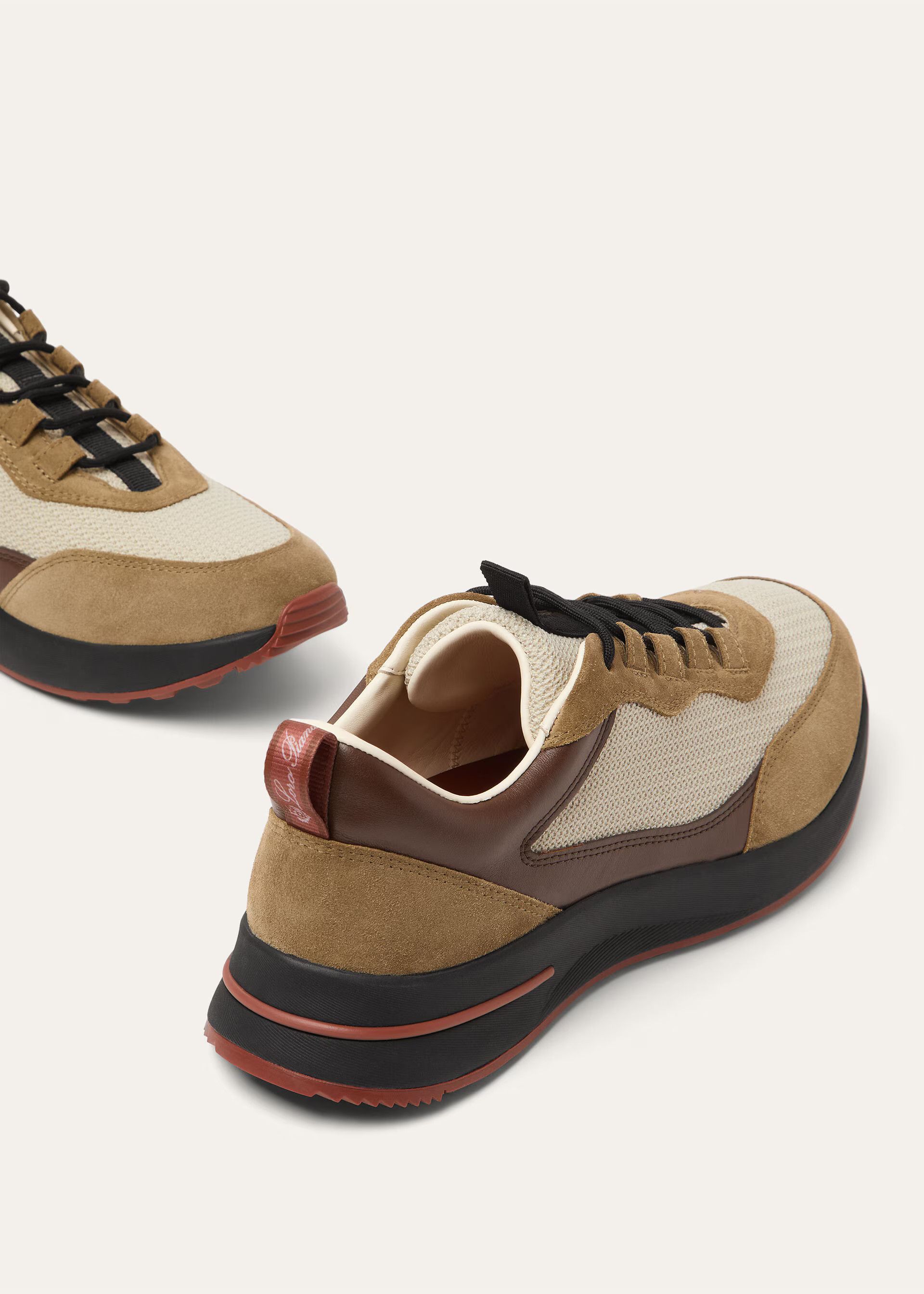 Loro Piana os11x0226 FAR1331 Week End Walk Low-Top Sneakers in Crest Size US 7 / EU 40 - 7 Thumbnail