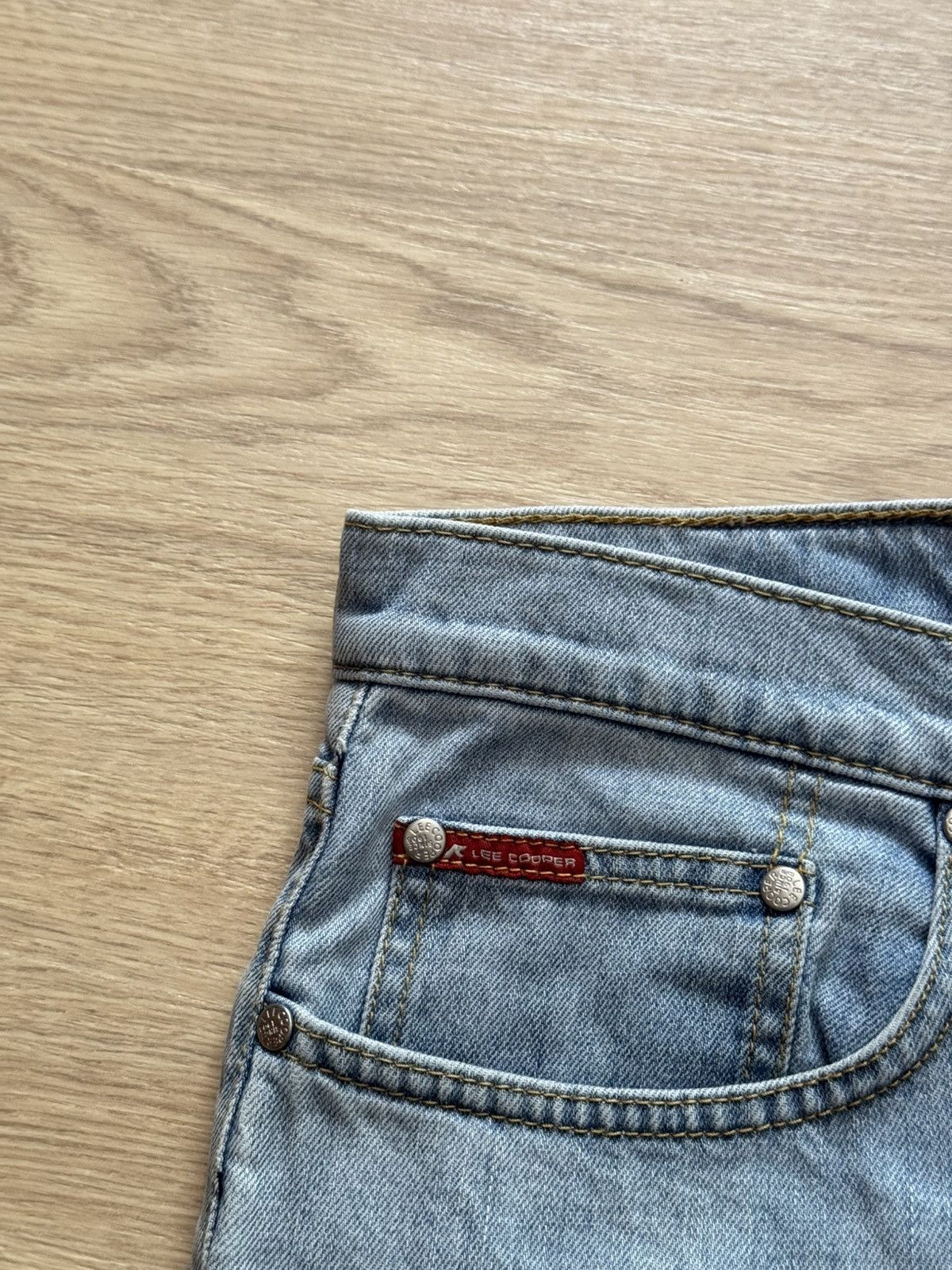Japanese Brand Vintage Lee Cooper y2k Baggy Blue Jeans France Pants Size US 34 / EU 50 - 7 Thumbnail
