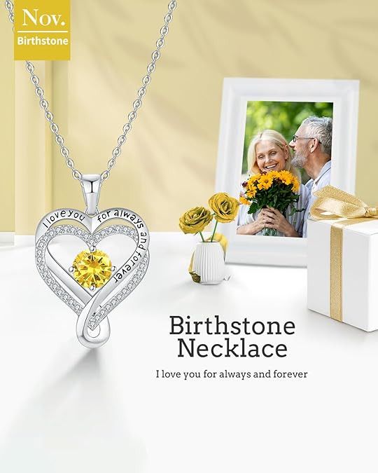 Other Jewelry for Women Wife Infinity Heart Birthstone Size ONE SIZE - 5 Thumbnail