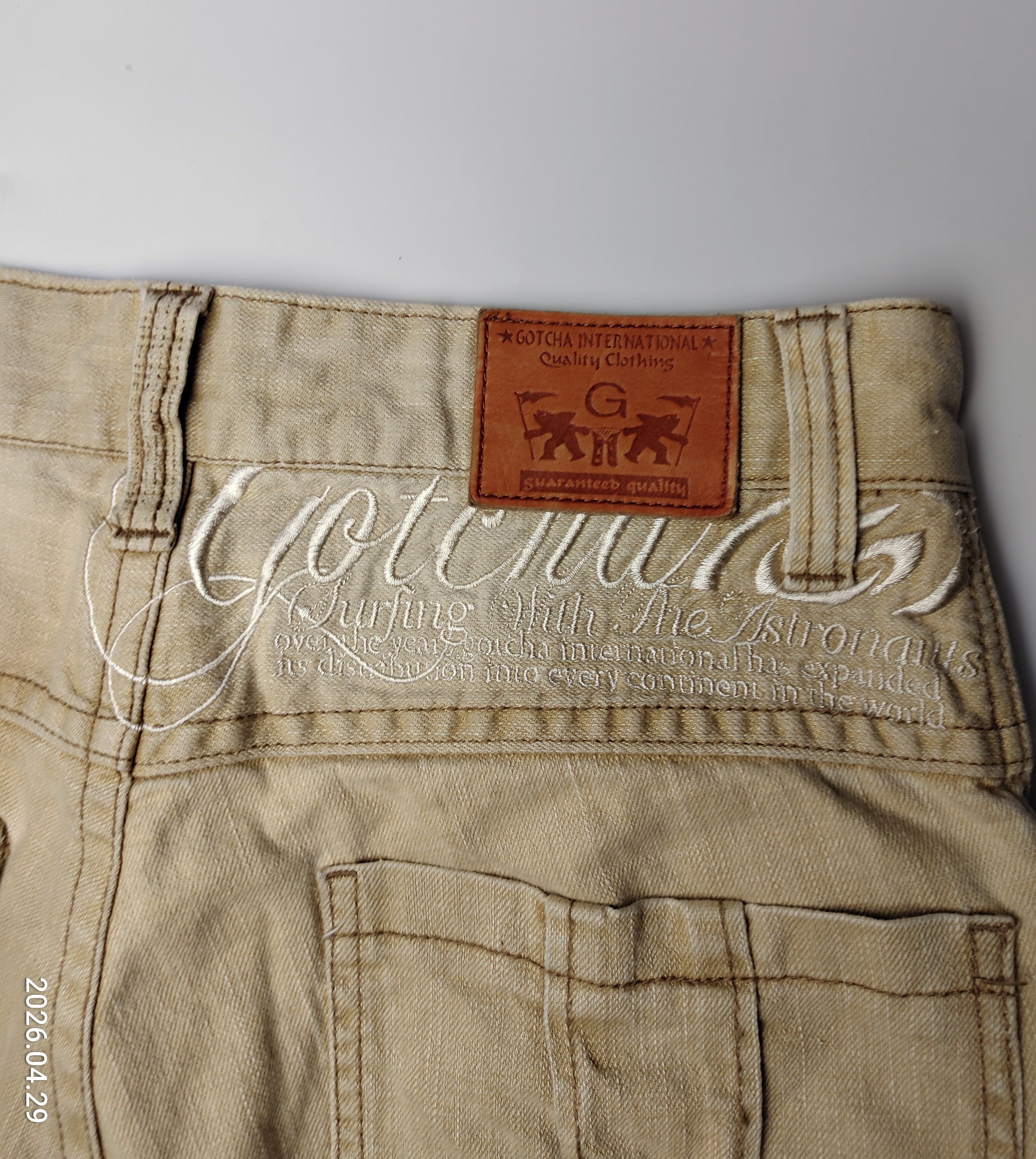 If Six Was Nine Gotcha Surf embroidered pants Size US 30 / EU 46 - 12 Thumbnail