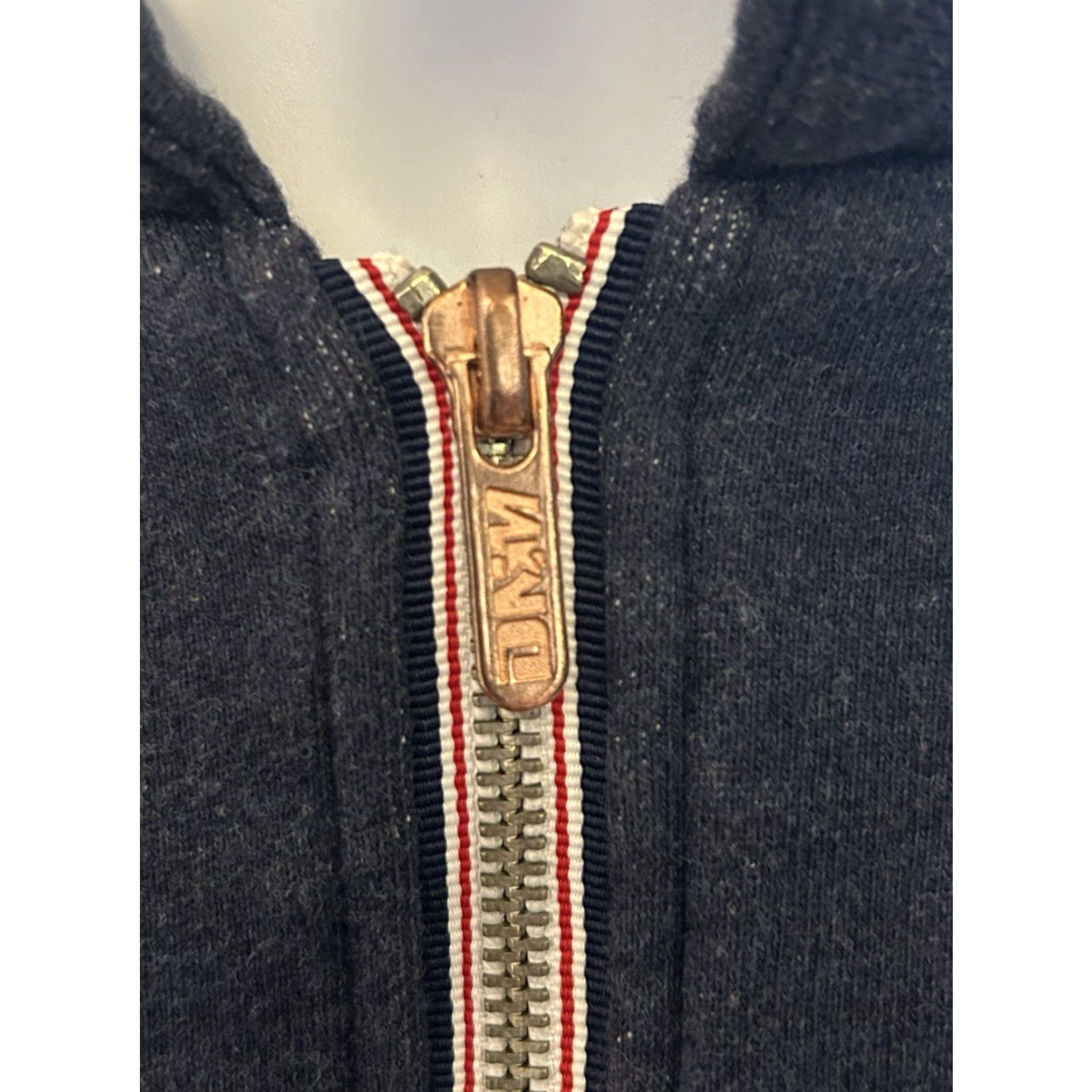 Vintage VINTAGE Mecca Pullover 1/4 Zip DNM 3/4 Zip Navy Blue Men XL Street Hip Hop Rap Casual Shirt Size US XL / EU 56 / 4 - 3 Thumbnail