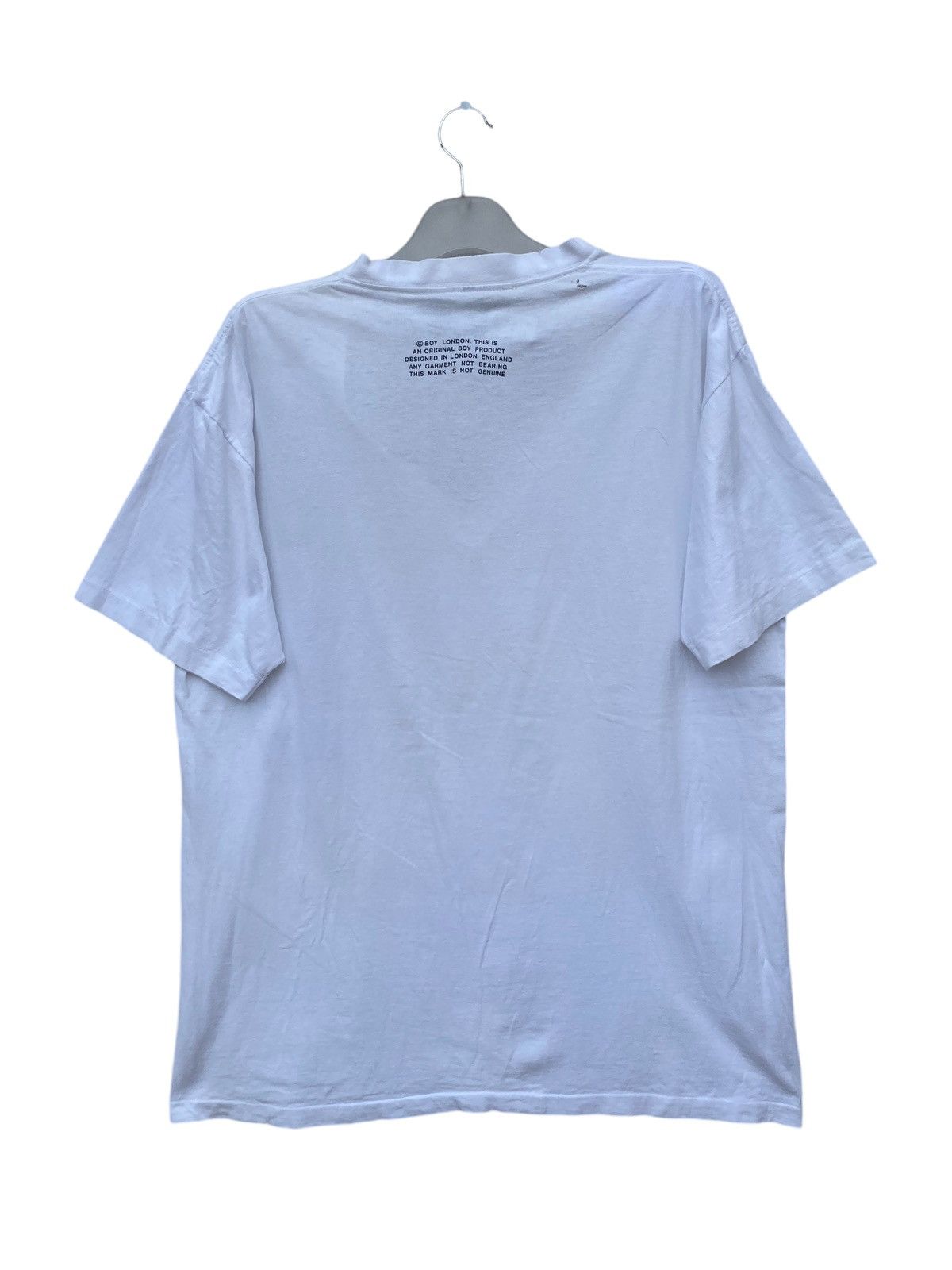 Vintage Distressed Boy London Spellout Tees