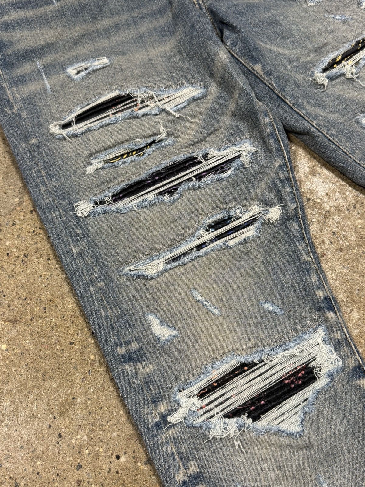 Amiri Amiri Thrasher Indigo Jeans NEW 1500$ Size US 31 - 3 Thumbnail