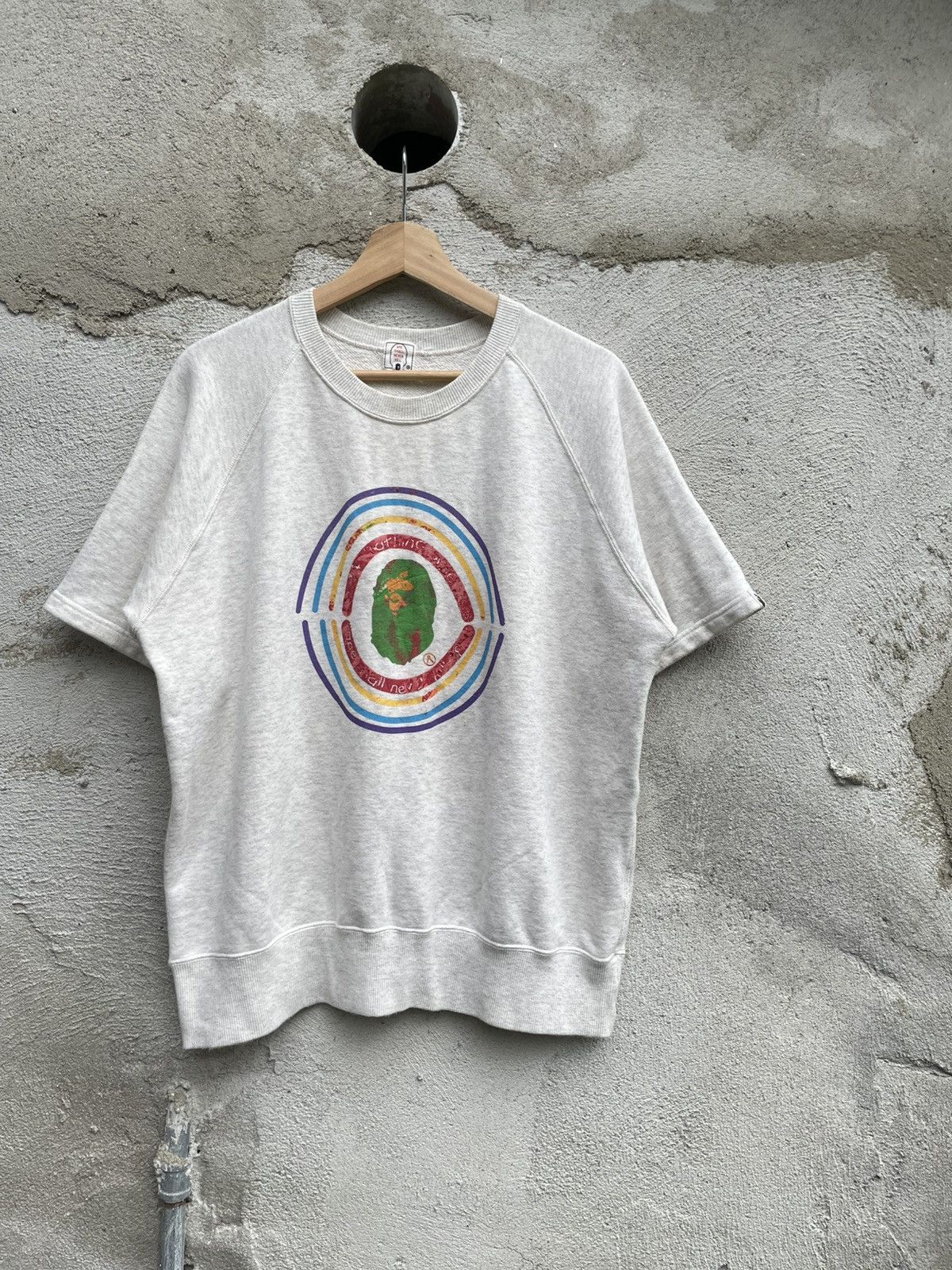 Bape Bape Short Sleeve Sweatshirt Size US M / EU 48-50 / 2 - 1 Thumbnail