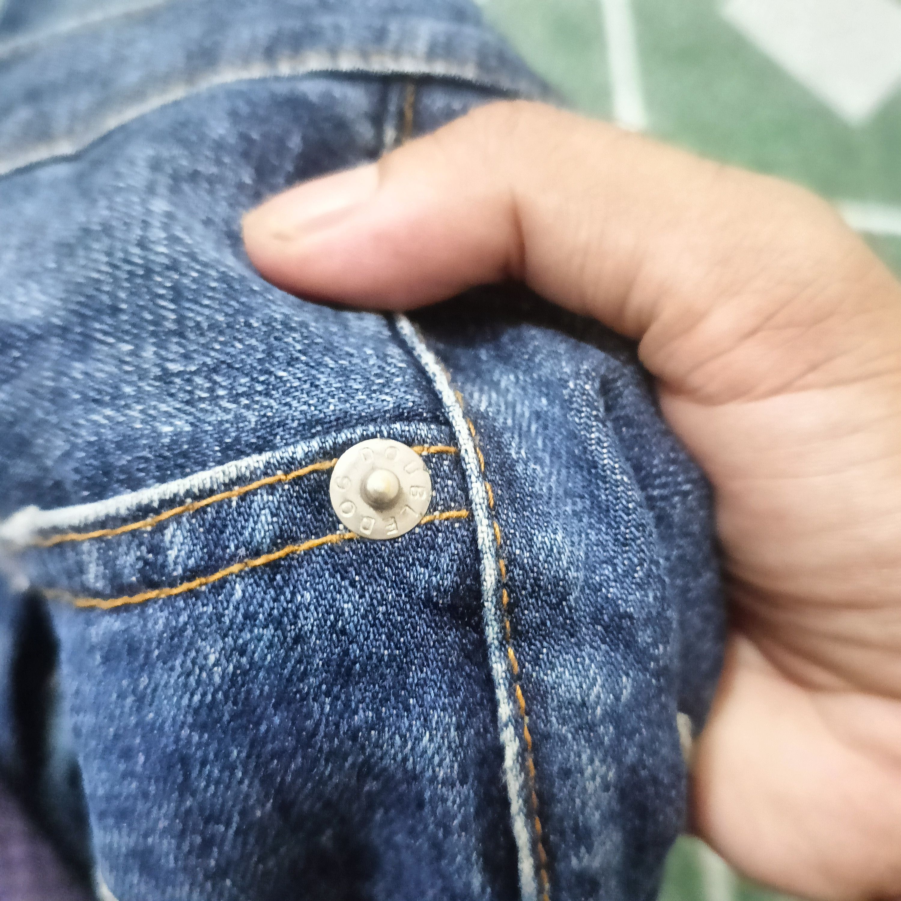 If Six Was Nine Rare Double Dog Distressed Denim Japan jeans Size US 32 / EU 48 - 9 Thumbnail