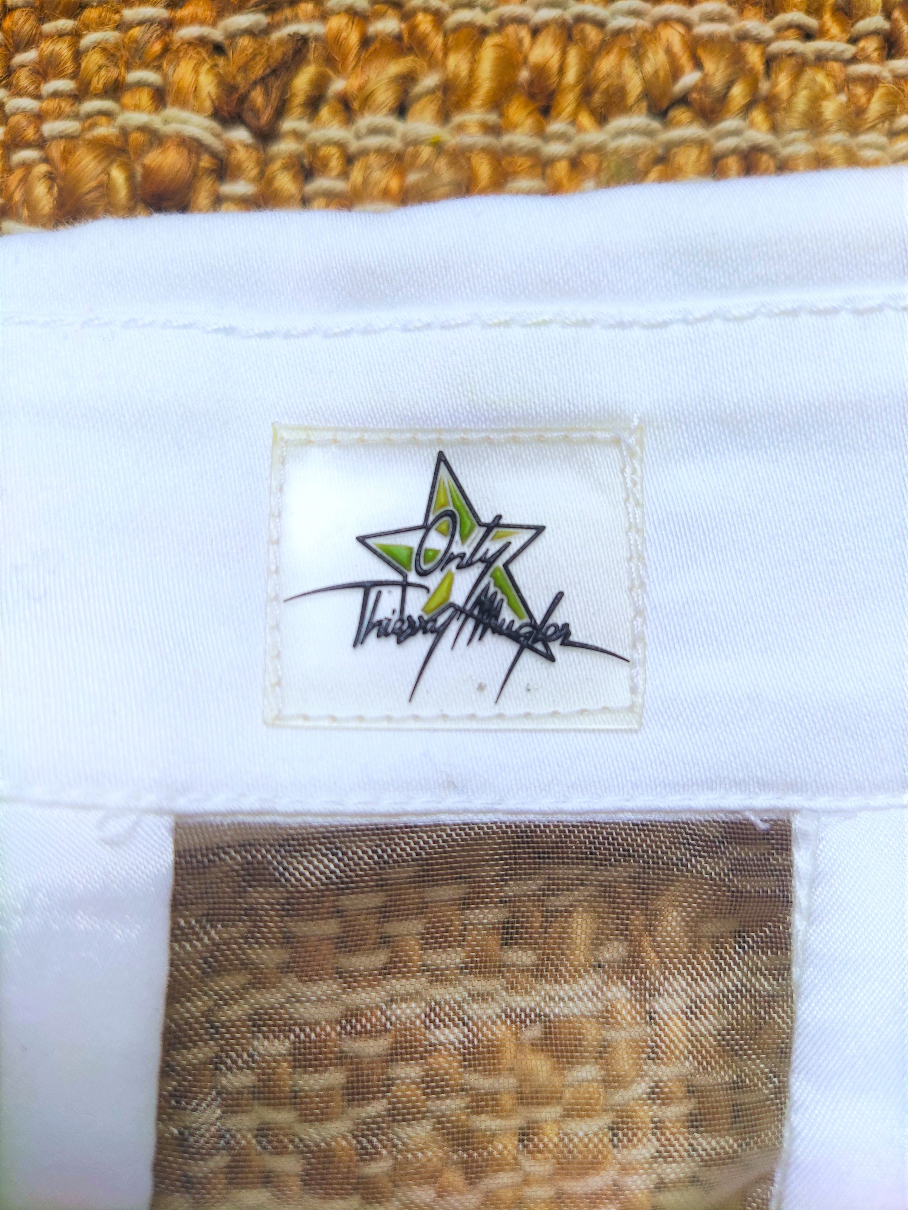 Thierry Mugler Thierry Mugler Panel Transparent Rivet Metal Top Jacket Size M / US 6-8 / IT 42-44 - 8 Thumbnail