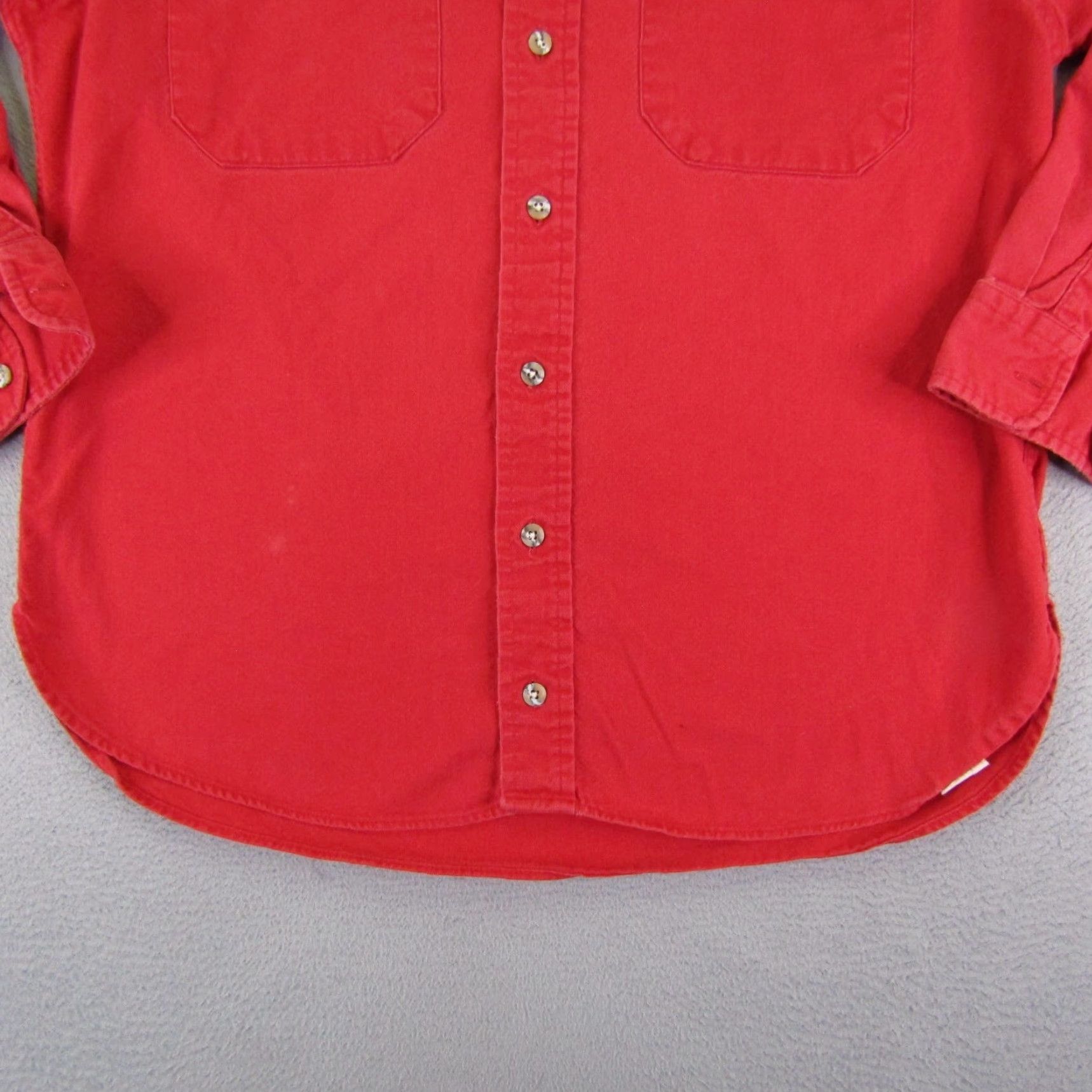 Vintage VINTAGE REI Shirt Mens Large Red Button Up Hiking Outdoor 80s Collared Long Sleeve Button-Up, Casual Workwear, Cotton, 80s Theme, Pockets, Regular Fit Size US L / EU 52-54 / 3 - 4 Thumbnail