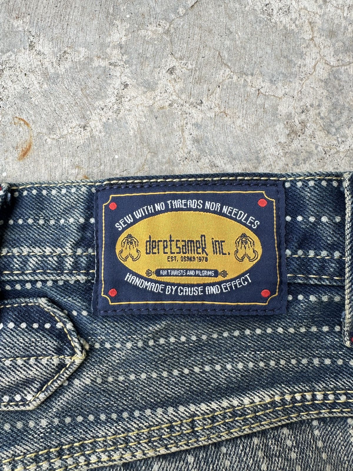 Japanese Brand Wabash Buckleback Double Knee Dungaree Striped Union Kountry Size US 36 / EU 52 - 21 Thumbnail