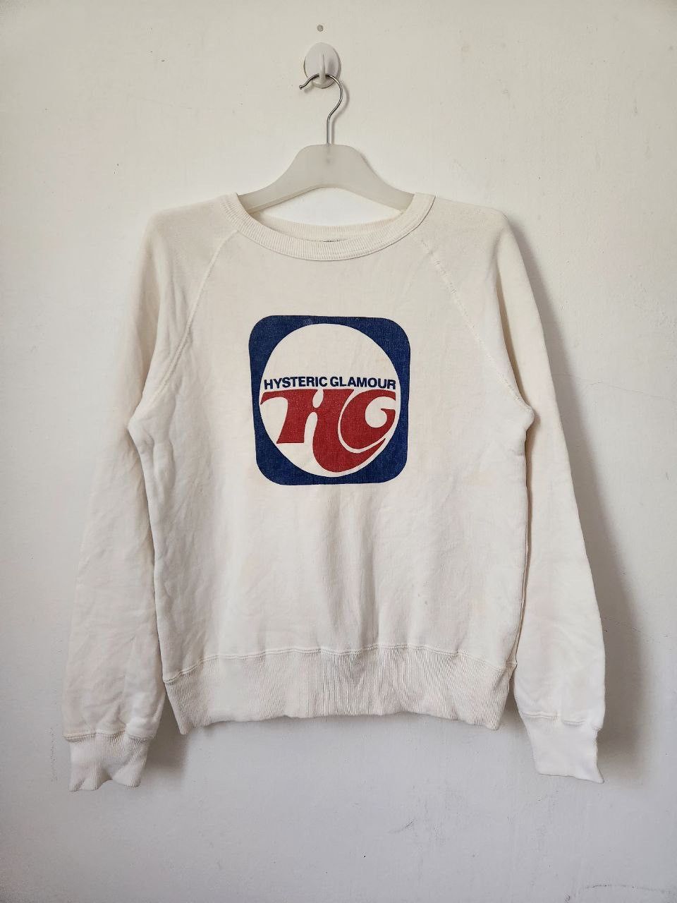 Hysteric Glamour Hysteric Glamour White Sweatshirt Vintage Size US M / EU 48-50 / 2 - 1 Thumbnail