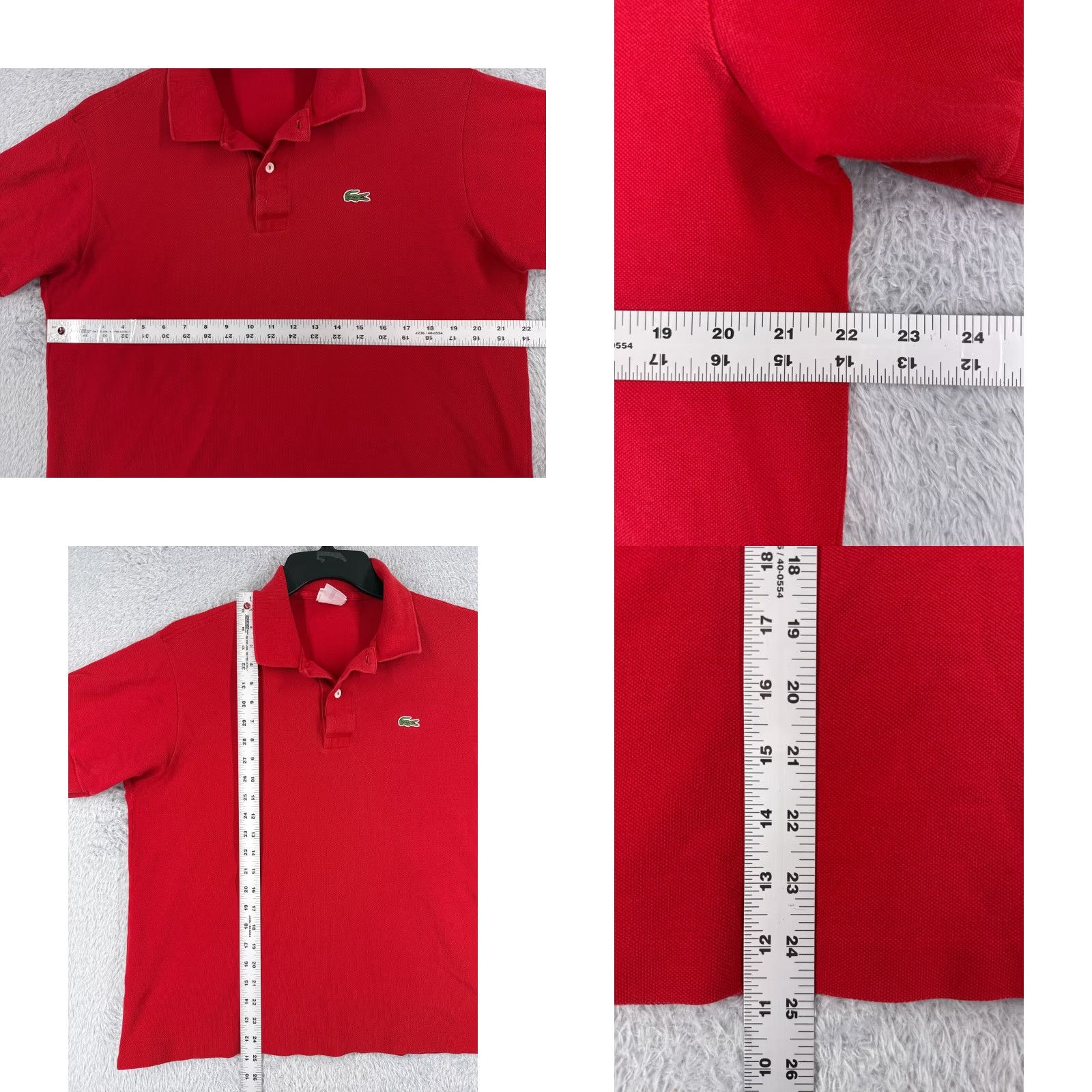Lacoste Lacoste Sport Polo Shirt Men 6 Red Short Sleeve Slim 100% Cotton Knit Peru Shirt Polo Men Red Slim 6 Cotton Short Sleeve Lacoste Sport Size US S / EU 44-46 / 1 - 8 Thumbnail