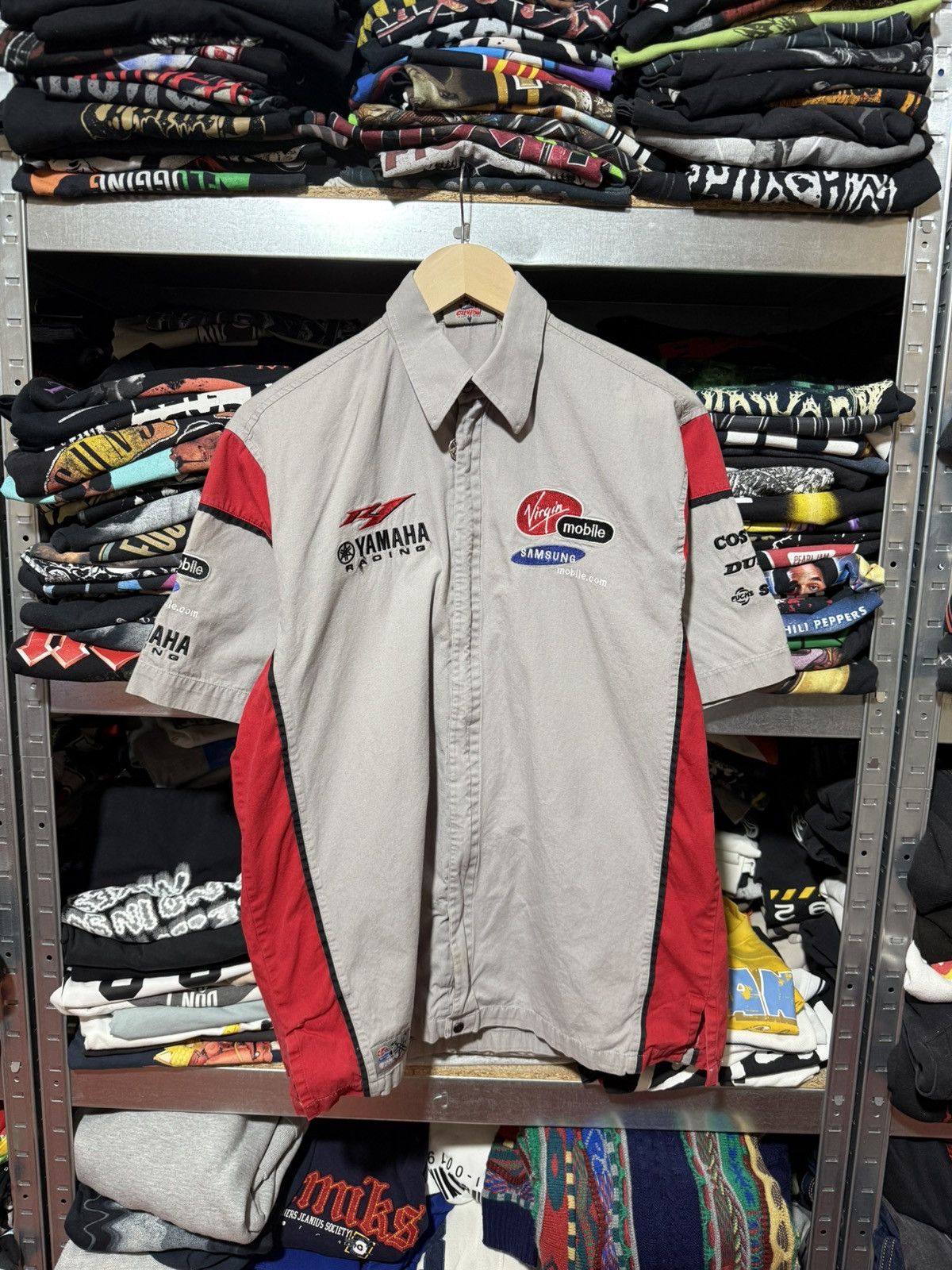 Yamaha Vintage Yamaha Racing Samsung Mobile K1 Full Zip Shirt Size US S / EU 44-46 / 1 - 1 Thumbnail