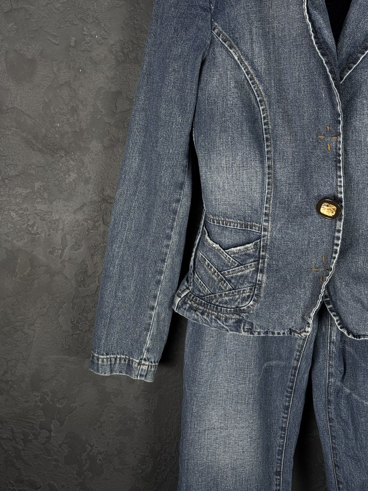Dolce & Gabbana Dolce & Gabbana Women’s Vintage Denim Suit Jeans Luxury Size M / US 6-8 / IT 42-44 - 5 Thumbnail