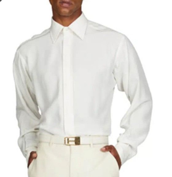 Tom Ford o1loc1c1224 94YADP Shirt in White Size US M / EU 48-50 / 2 - 1 Preview