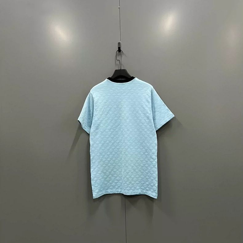 Louis Vuitton louis vuitton Blue logo embossed chain short sleeves Size US XL / EU 56 / 4 - 5 Thumbnail