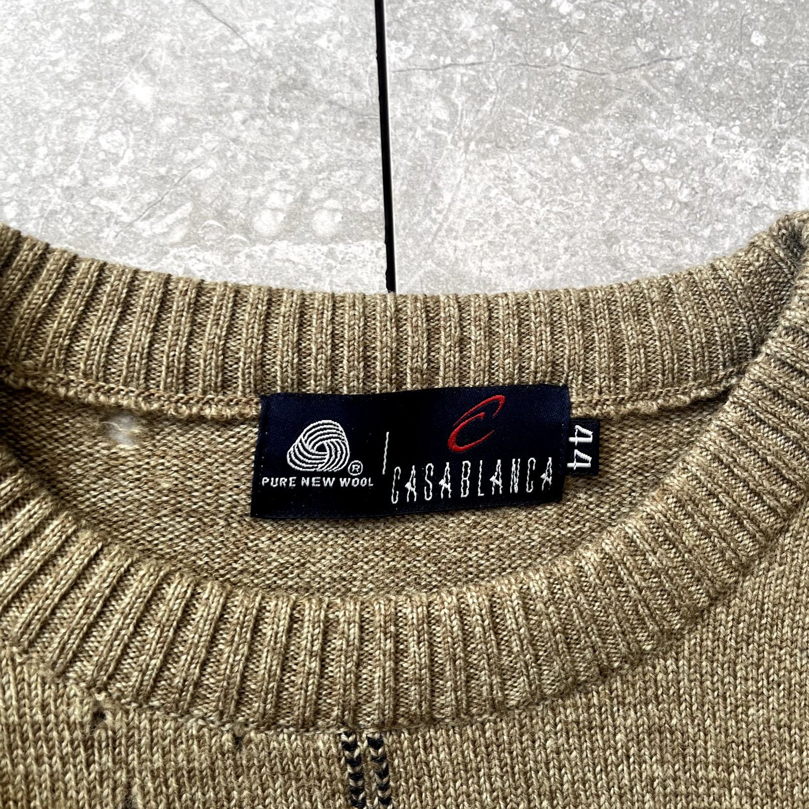 Casablanca Casablanca Wool Knit Sweater – Size L – Made in france Size US L / EU 52-54 / 3 - 5 Thumbnail