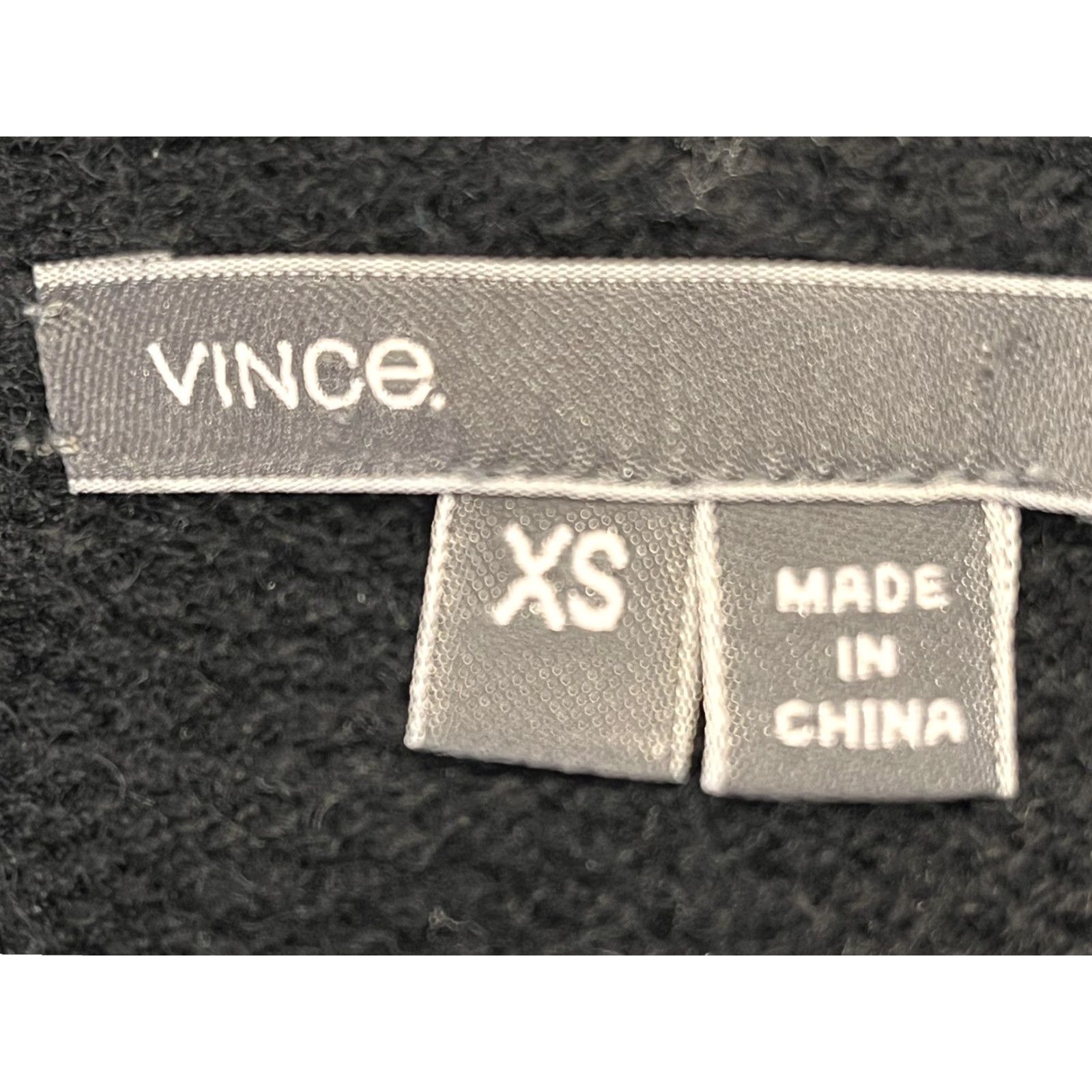 Vince Vince Cardigan Sweater Women XS Black Open Front Yak Wool GUC Size XS Size XS / US 0-2 / IT 36-38 - 6 Thumbnail