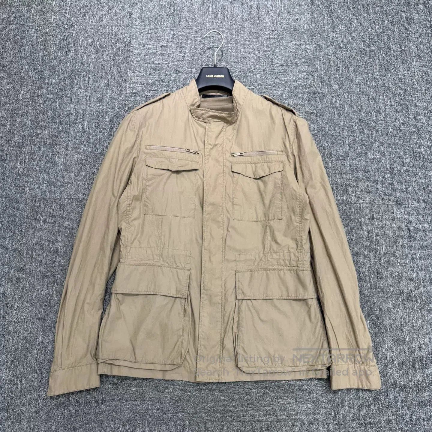 Valentino Valentino Khaki Utility Jacket. Size US M / EU 48-50 / 2 - 1 Thumbnail