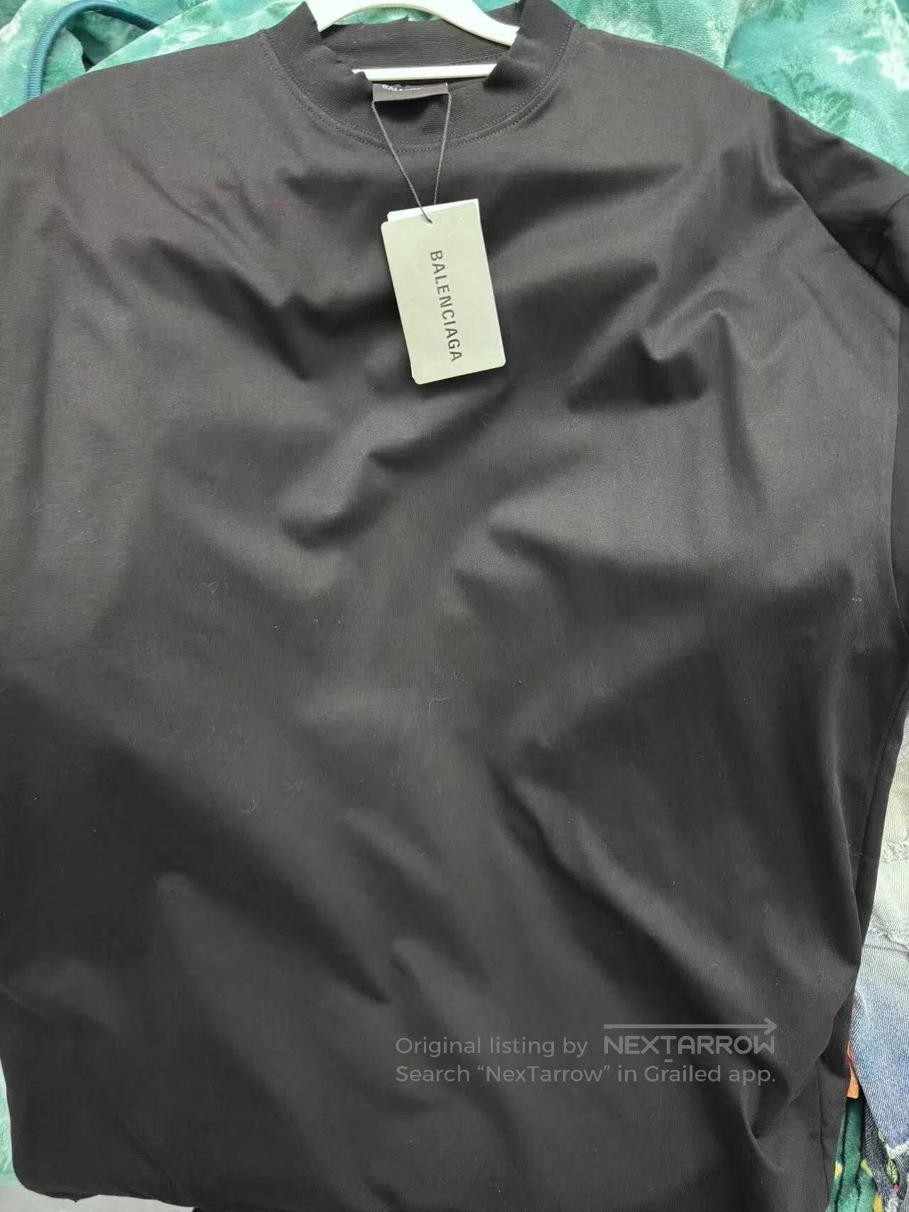 Balenciaga balenciaga black cotton short sleeve t. Size US S / EU 44-46 / 1 - 3 Thumbnail