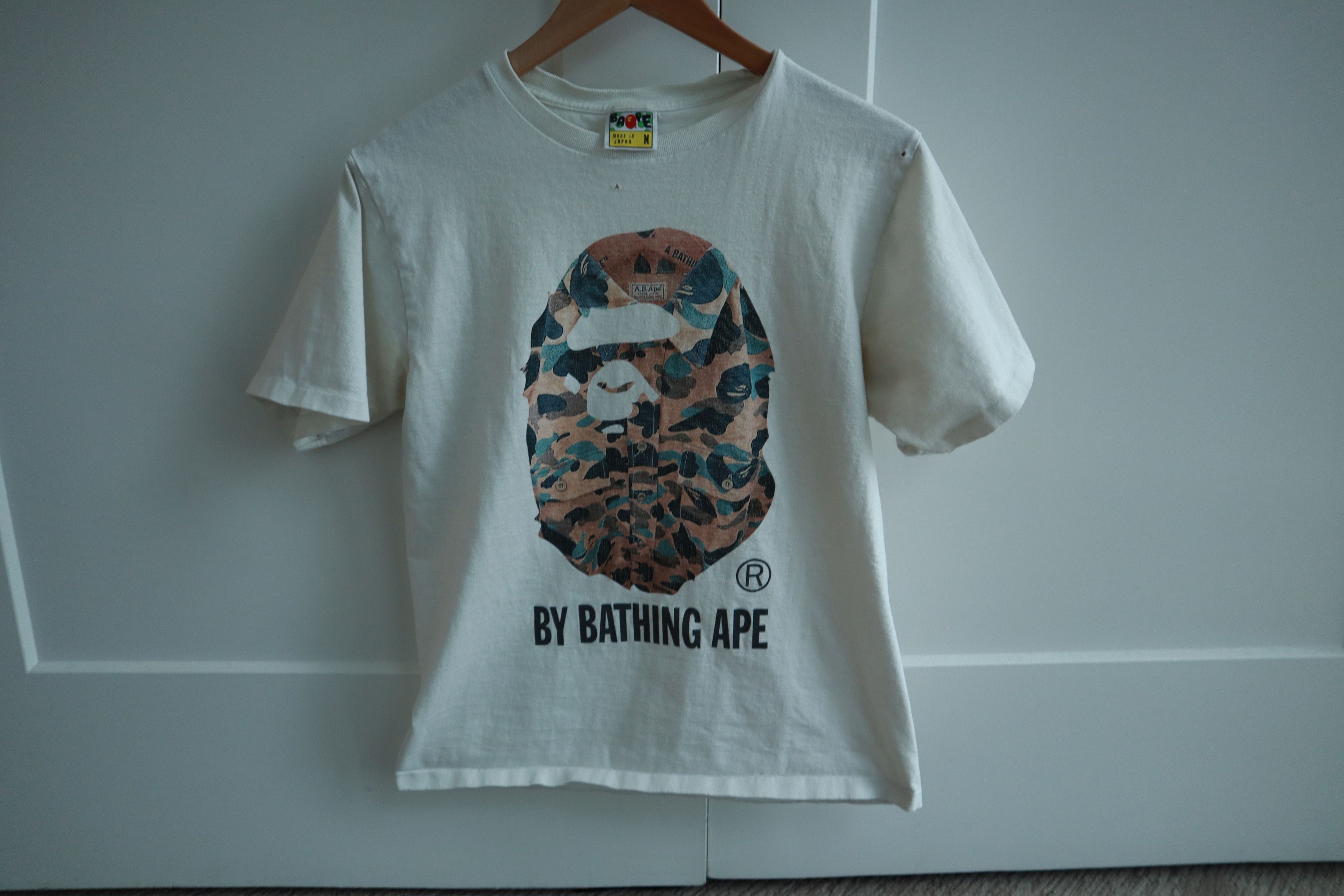 Bape Bape by Bathing Ape ApeHead Camo T Shirt Size US M / EU 48-50 / 2 - 1 Thumbnail