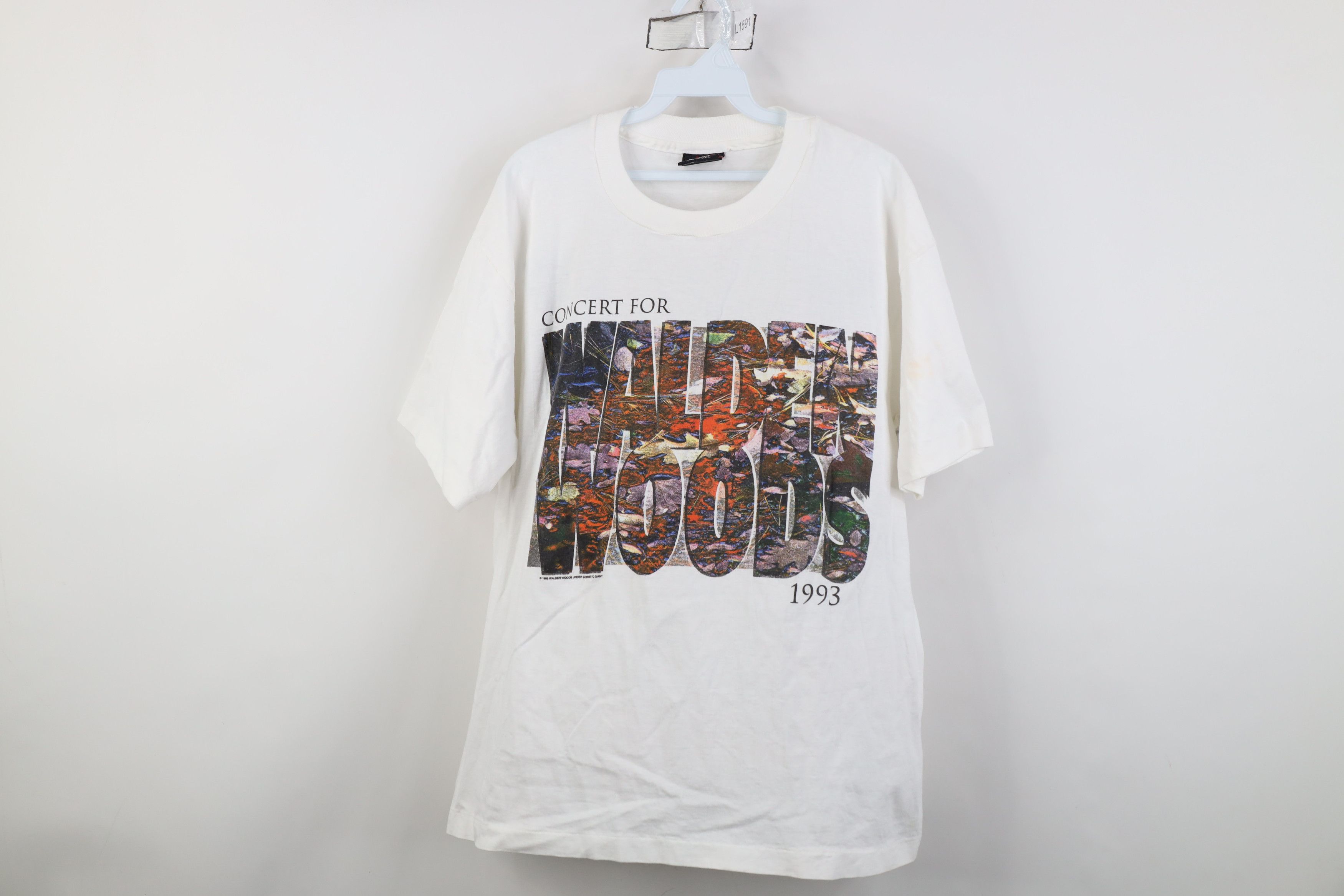 Vintage Vintage 90s Walden Woods Aerosmith Elton John T-Shirt USA Size US XL / EU 56 / 4 - 1 Thumbnail