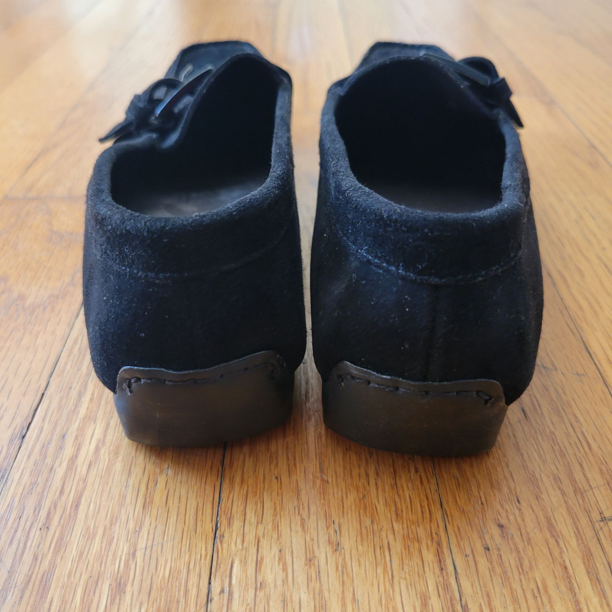 Stuart Weitzman Stuart Weitzman 6.5M Black Suede Leather Square Toe Buckle A Size US 6.5 / IT 36.5 - 8 Thumbnail