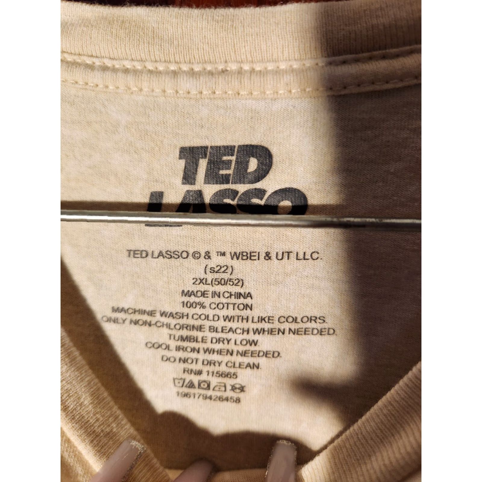 Vintage Ted Lasso Team Lasso Graphic Believ 2XL Short Sleeve Mineral Wash TShirt Size US XXL / EU 58 / 5 - 3 Thumbnail