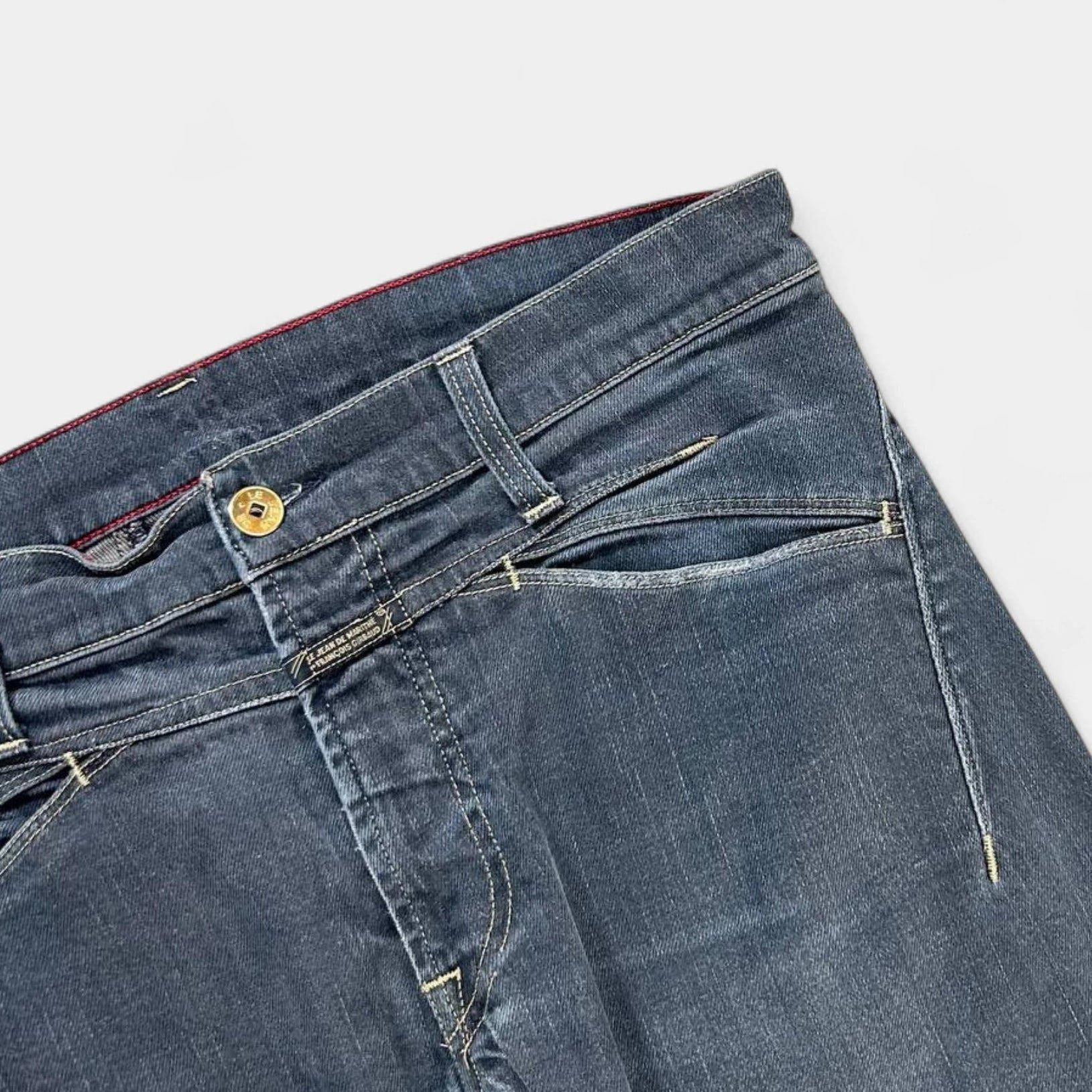 Marithe + Francois Girbaud Marithé + François Girbaud Navy Vintage Pants Size US 32 / EU 48 - 3 Thumbnail