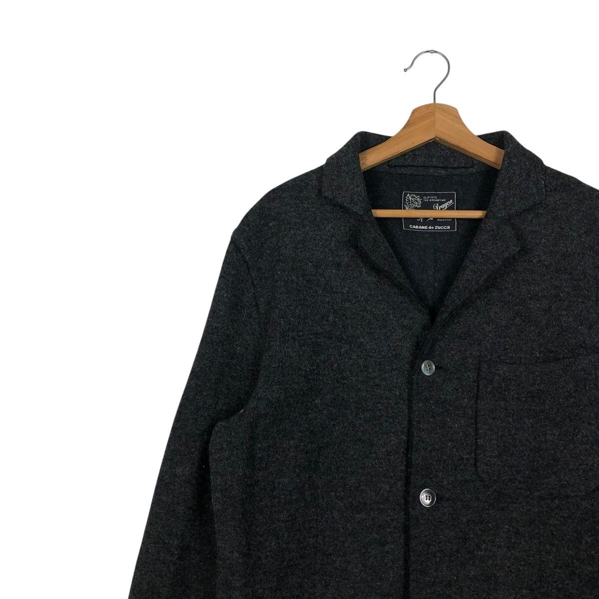 Issey Miyake 🔥CHORE WORKER WOOL JACKET CABANE DE ZUCCA ISSEY MIYAKE Size US M / EU 48-50 / 2 - 9 Thumbnail