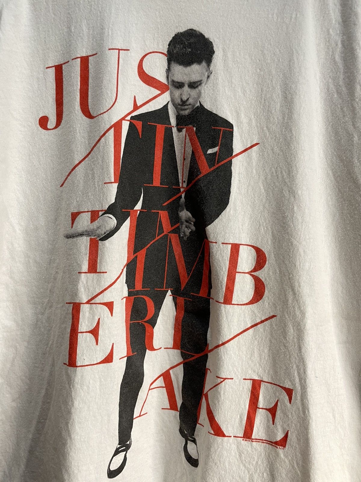 Band Tees × Rap Tees 2013 Justin Timberlake Summer Tour T-shirt. Size US XL / EU 56 / 4 - 3 Thumbnail