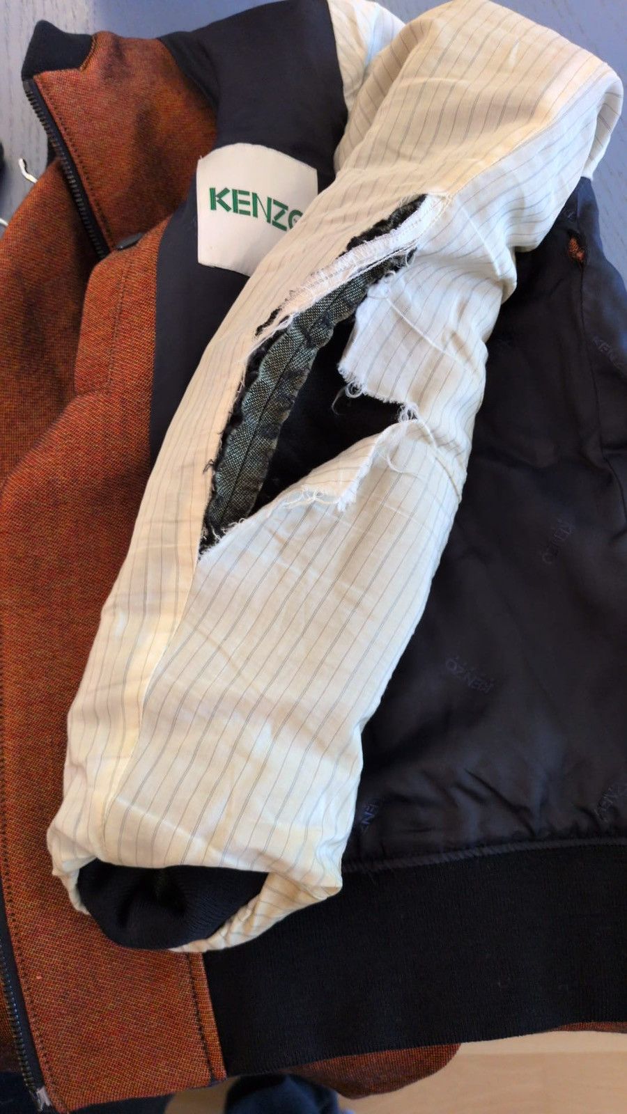 Kenzo Colourblock wool bomber Size US L / EU 52-54 / 3 - 5 Thumbnail