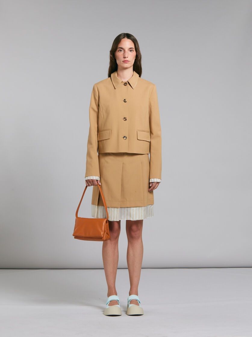 Marni oc11z0525 Size: OS/Calfskin Prisma Bag in Brown Size ONE SIZE - 6 Thumbnail