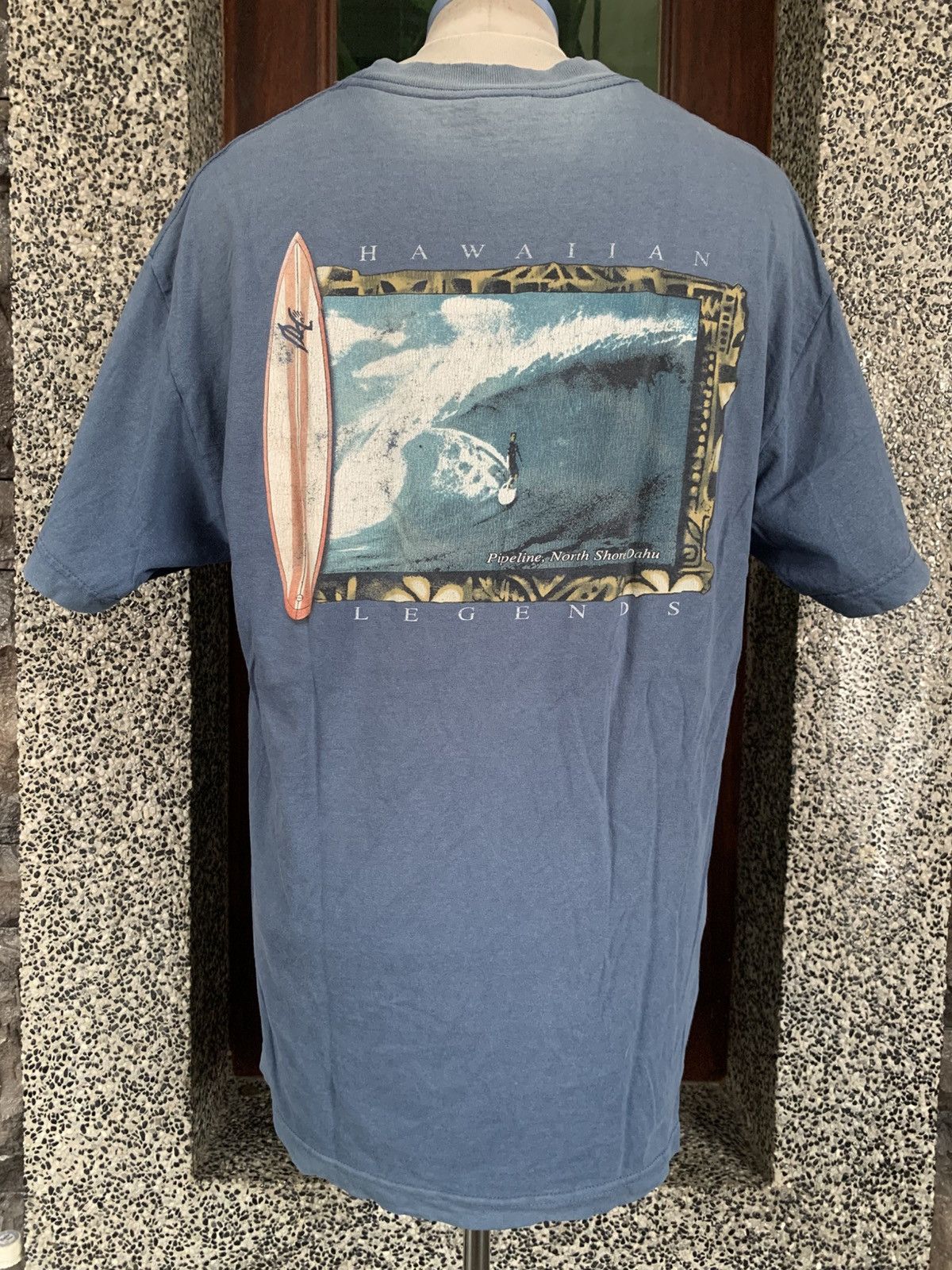 Vintage Vintage Pipeline North Shore Hawaiian Legends Surfing Tees Size US L / EU 52-54 / 3 - 1 Thumbnail