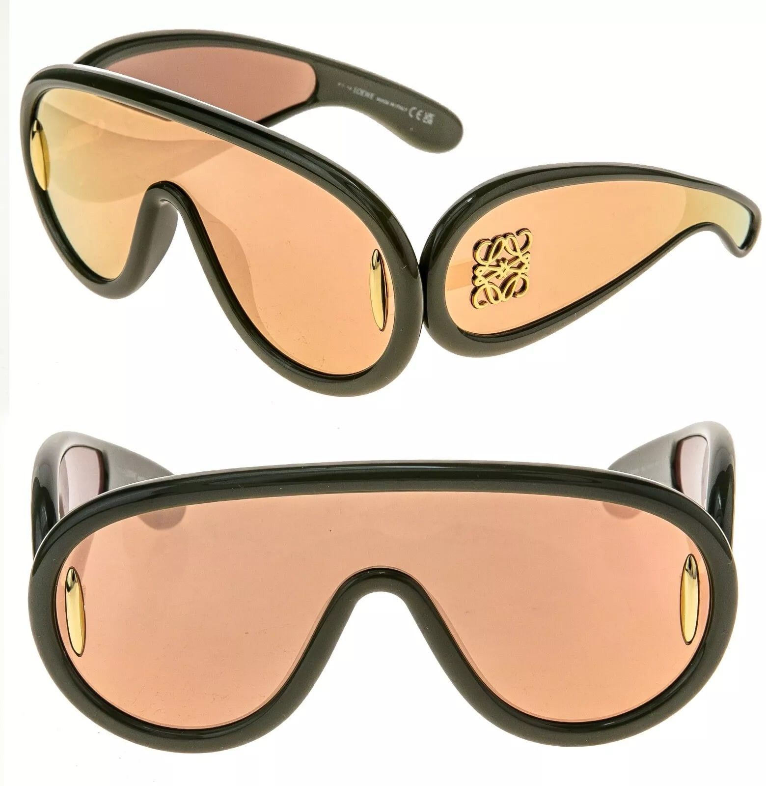 LOEWE ANAGRAM PAULA IBIZA Aviator Mask LW40108I Khaki 40108