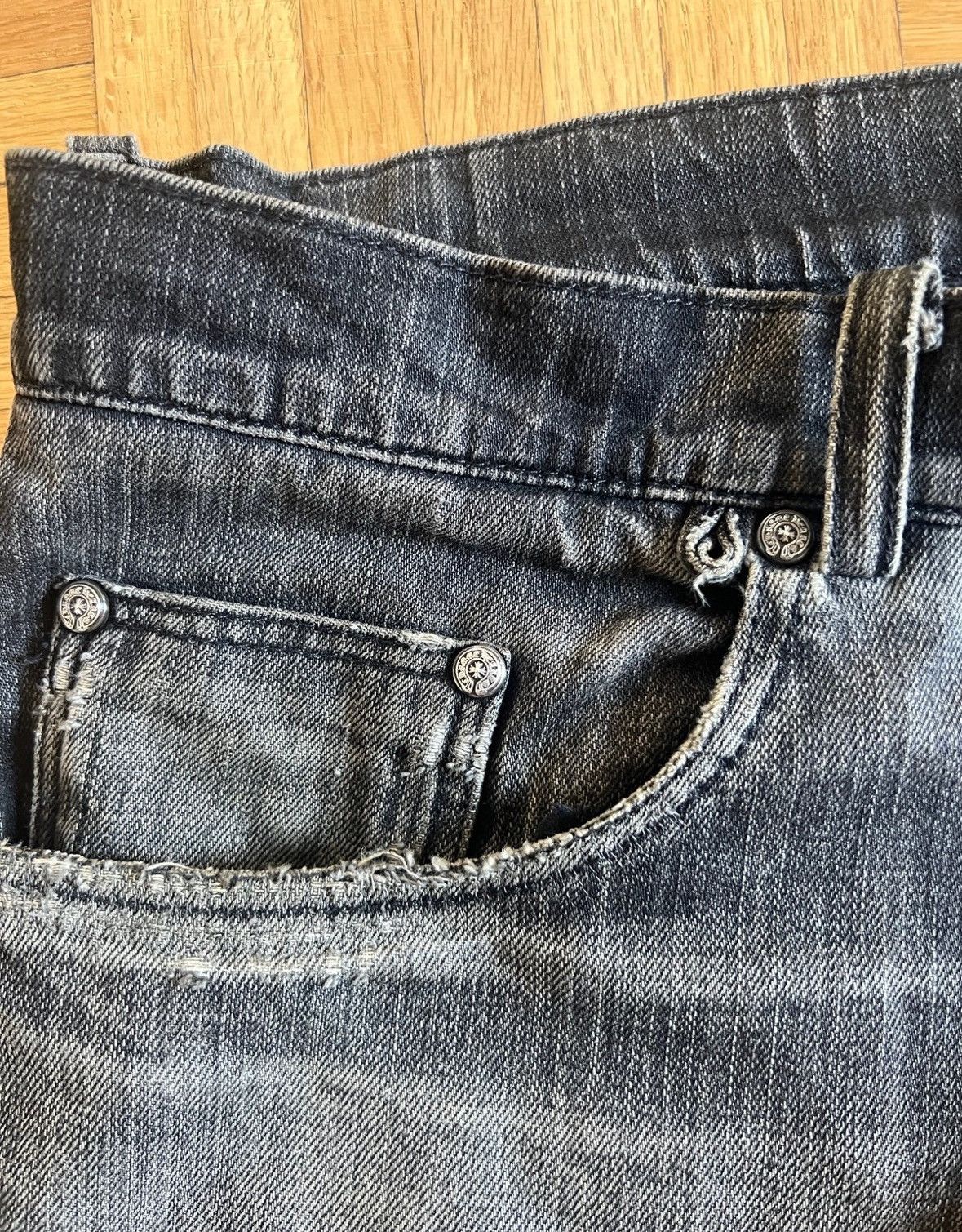 Chrome Hearts Chrome Hearts BAGGY Fleurknee Denim Jeans Size 40 Size US 40 / EU 56 - 6 Thumbnail