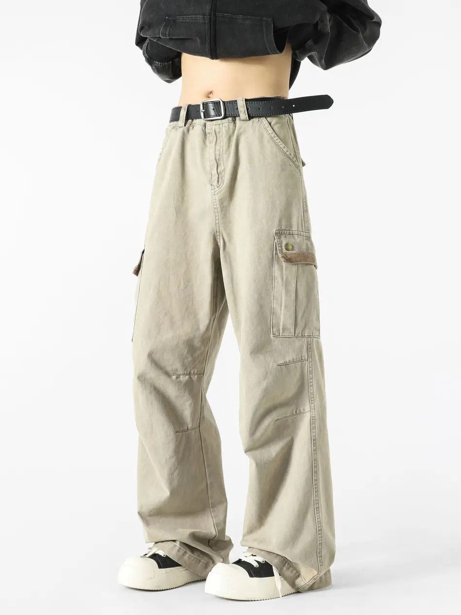 Japanese Brand × Jean Retro loose wide leg pocket jeans Size US 32 / EU 48 - 3 Thumbnail