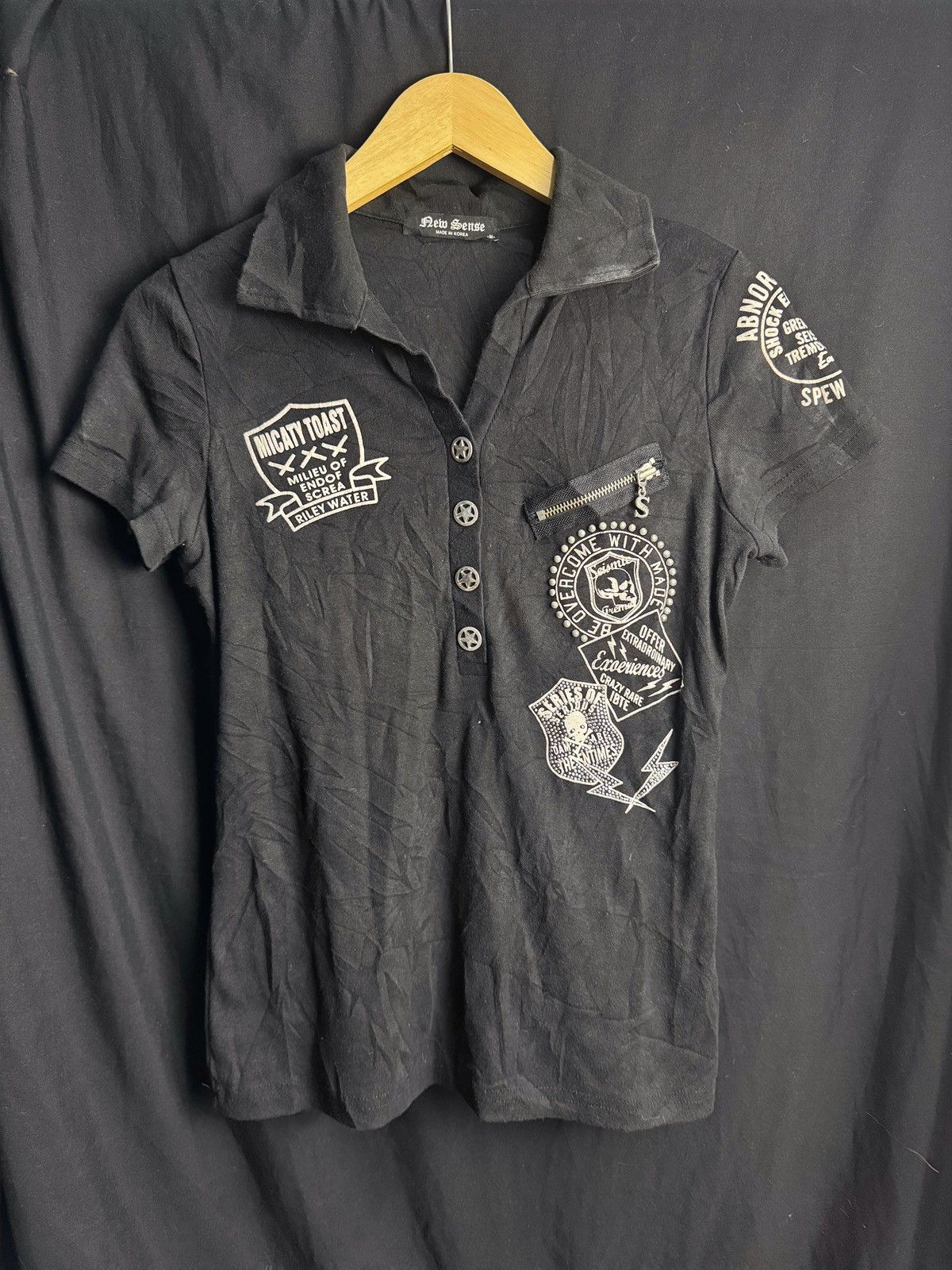 14th Addiction New Sense Gothic Japanese Patch Skulls Size US S / EU 44-46 / 1 - 1 Thumbnail