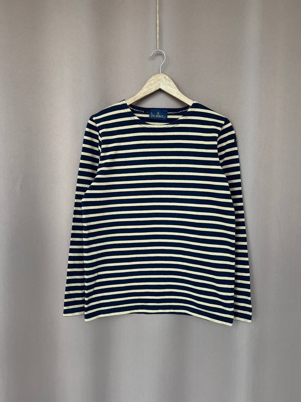 Le Minor Made In France Striped Long Sleeve Women Size 2 M/L