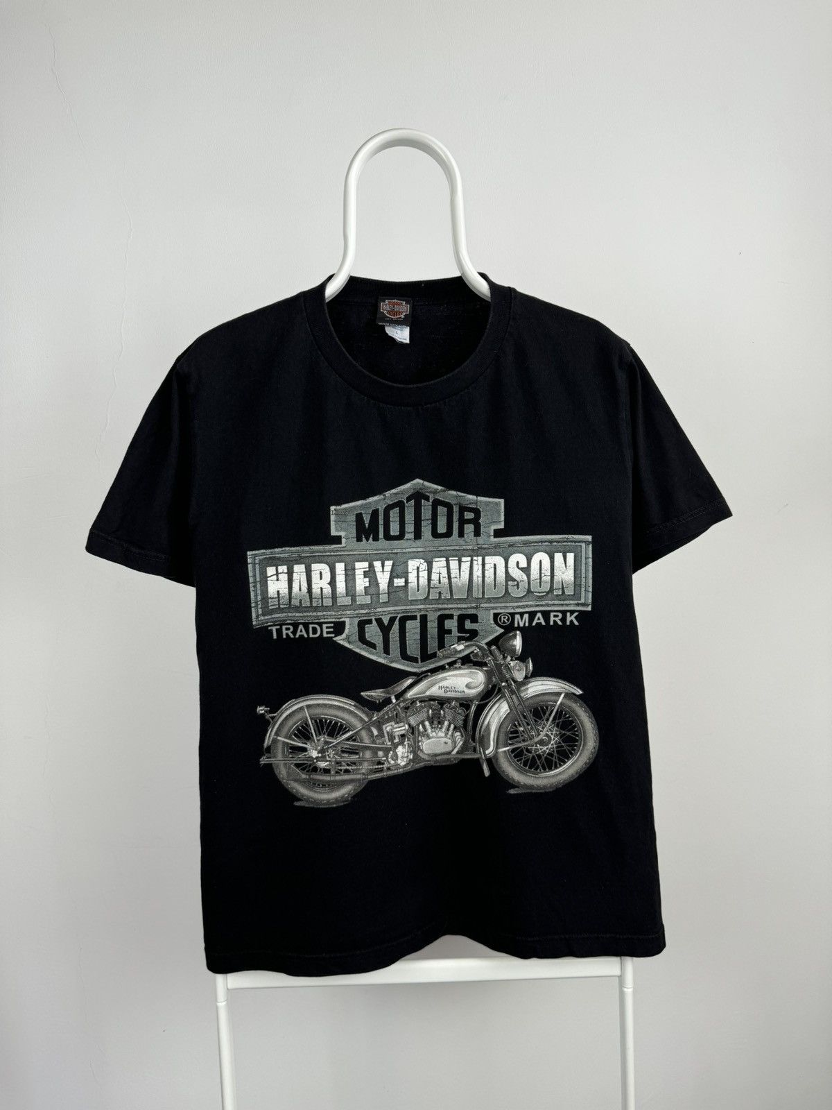 Harley Davidson Vintage Harley Davidson Motorcycles Big Logo T-shirt Size US L / EU 52-54 / 3 - 1 Thumbnail