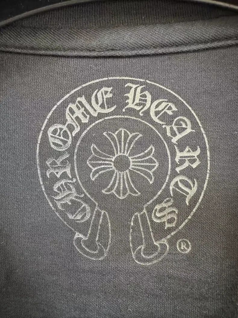 Chrome Hearts CHROME HEARTS Size M V-neck short sleeve with cruciform lea Size US M / EU 48-50 / 2 - 3 Thumbnail