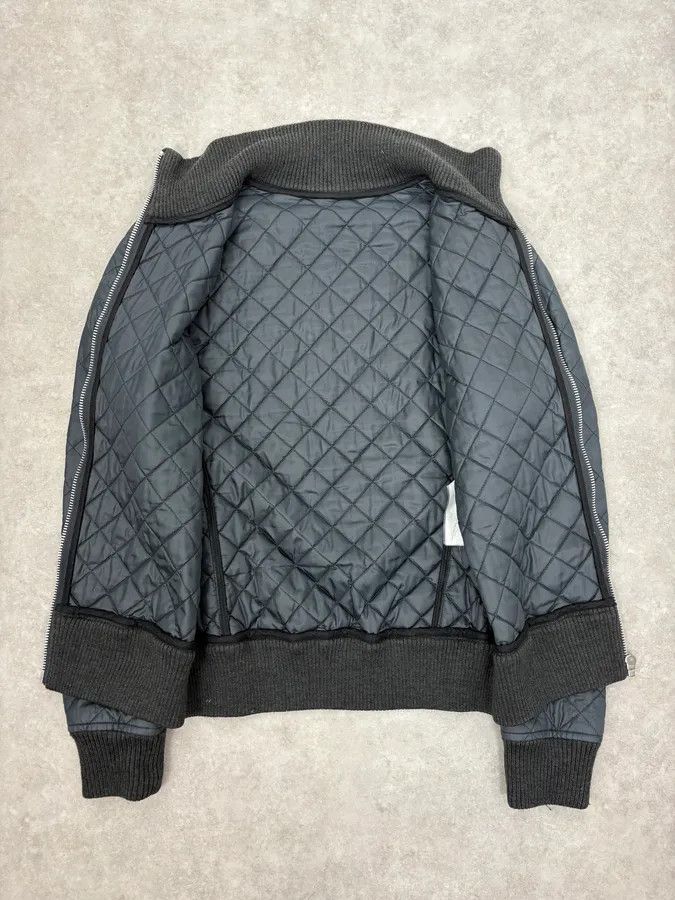 Dolce & Gabbana 2000s Dolce & Gabbana Grey Quilted Puffer Jacket Size US M / EU 48-50 / 2 - 7 Thumbnail