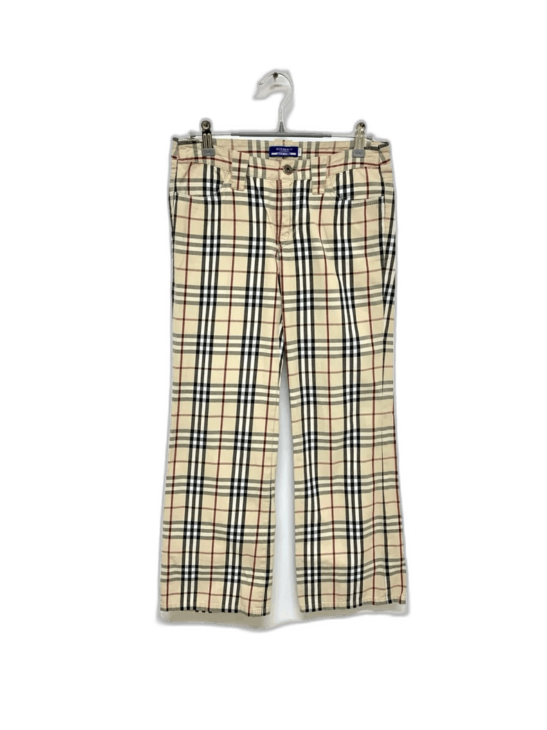 Burberry Classic Check Casual Trousers Size 36