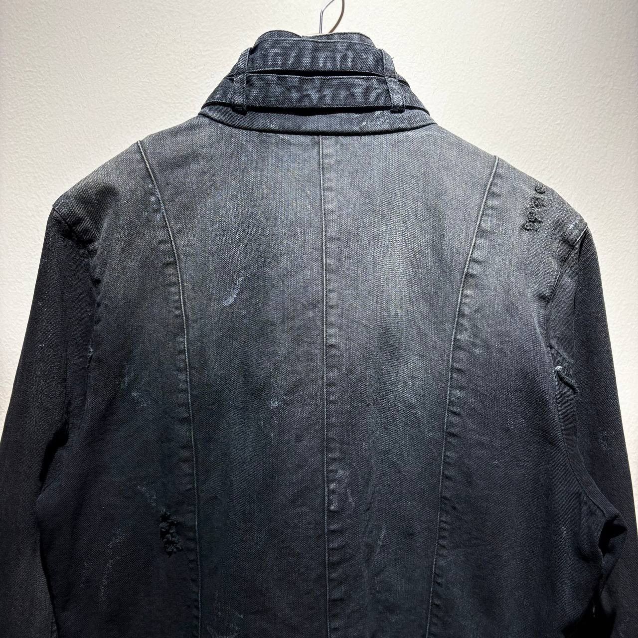 In The Attic In The Attic Distressed Studded Bondage Denim Jacket Size US L / EU 52-54 / 3 - 5 Thumbnail