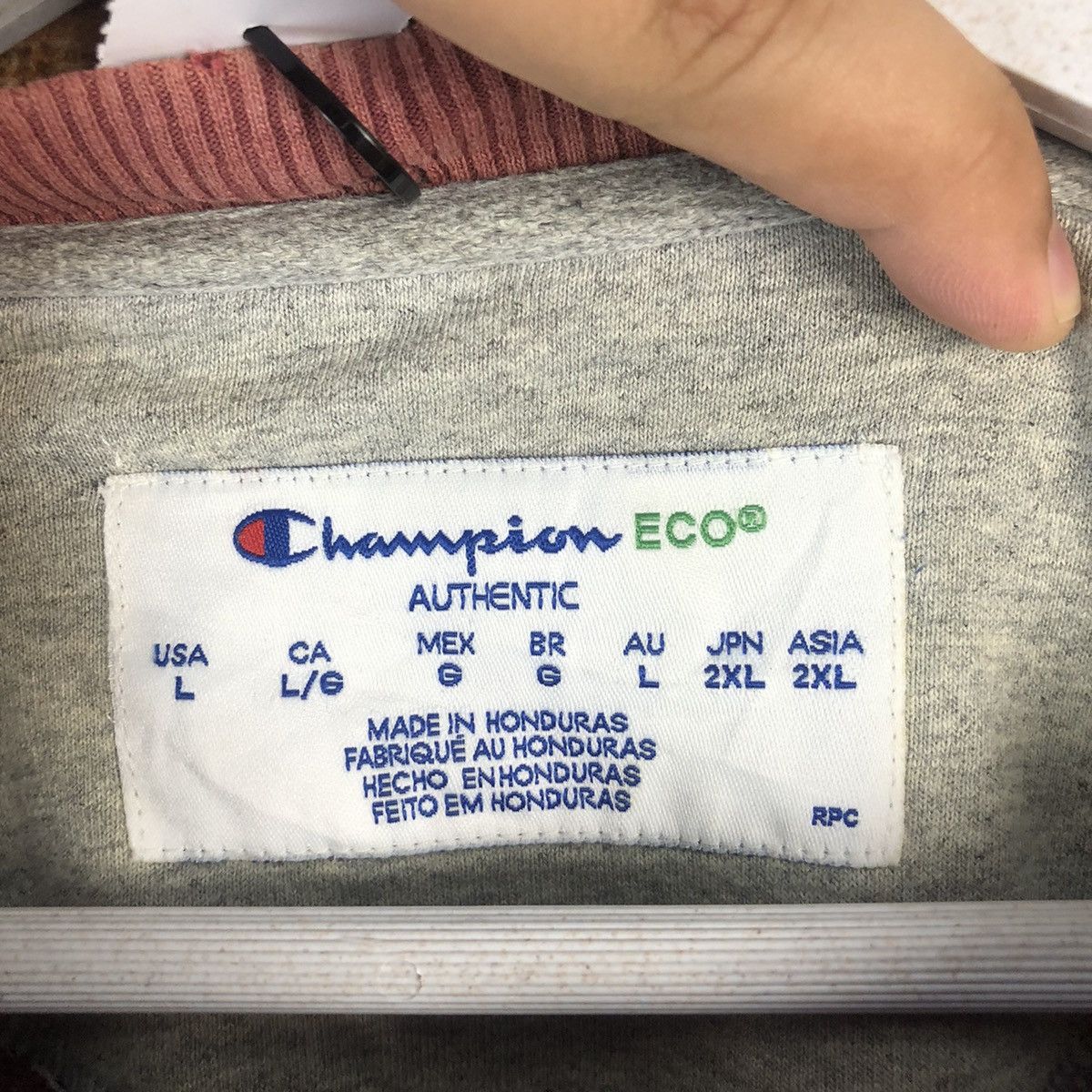 Champion Champion Faded vintage Maroon Sweatshirt #A1983 Size US L / EU 52-54 / 3 - 11 Thumbnail